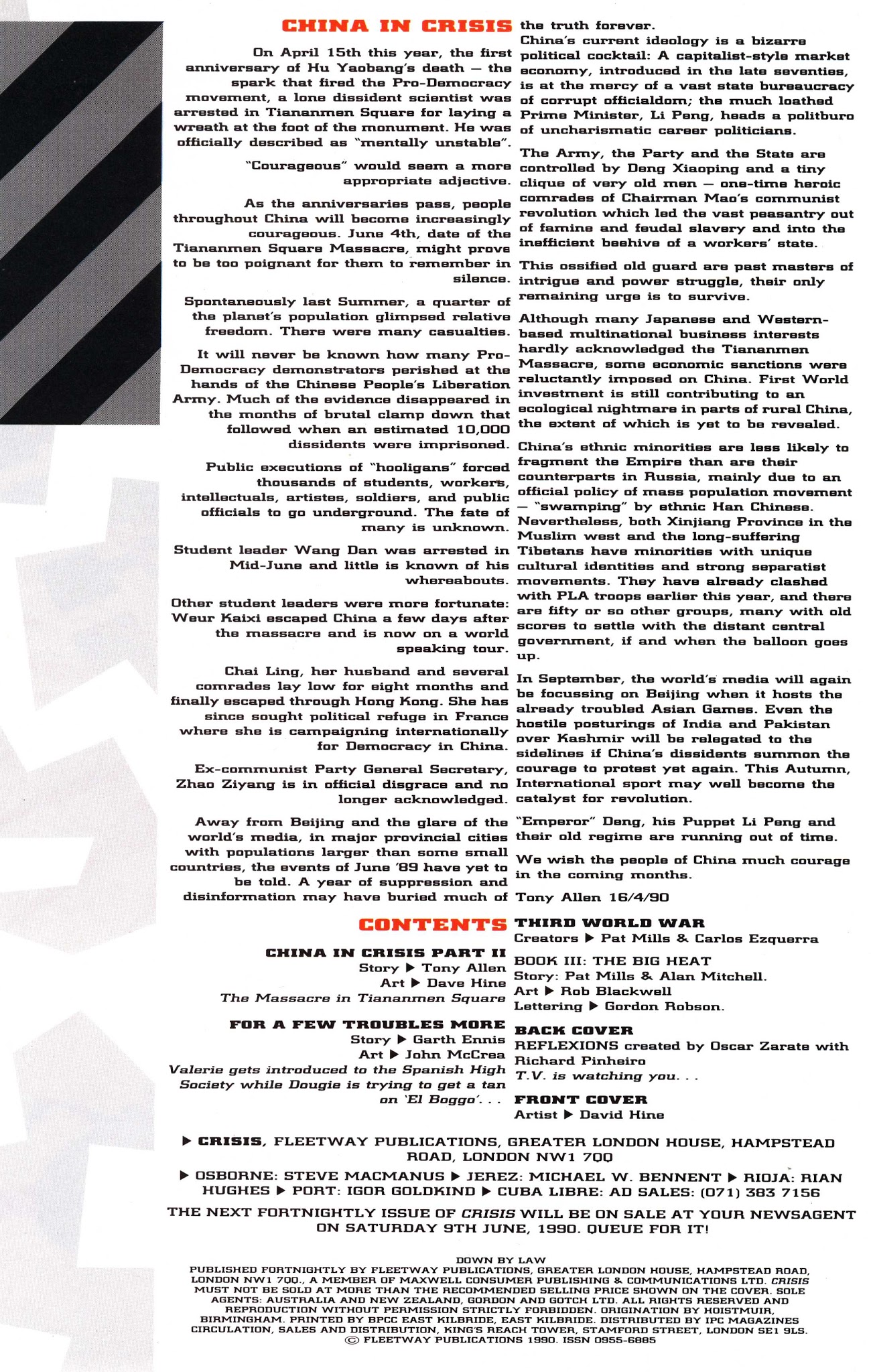 Read online Crisis comic -  Issue #45 - 2