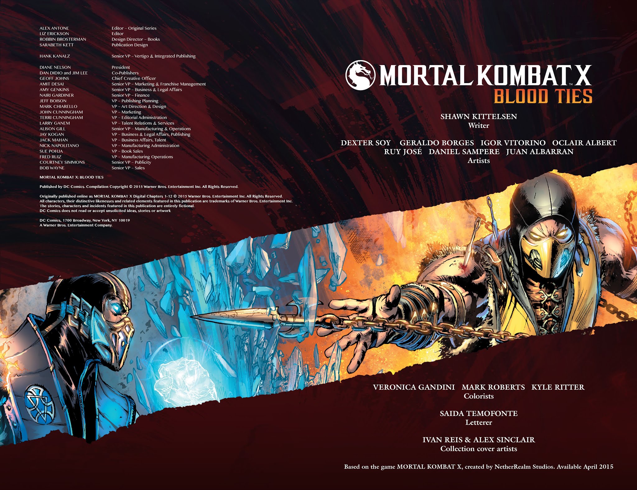 Read online Mortal Kombat X [I] comic -  Issue # _TPB 1 - 3