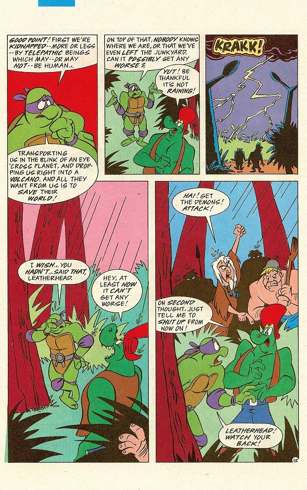 Read online Teenage Mutant Ninja Turtles Presents: Donatello and Leatherhead comic -  Issue #1 - 13