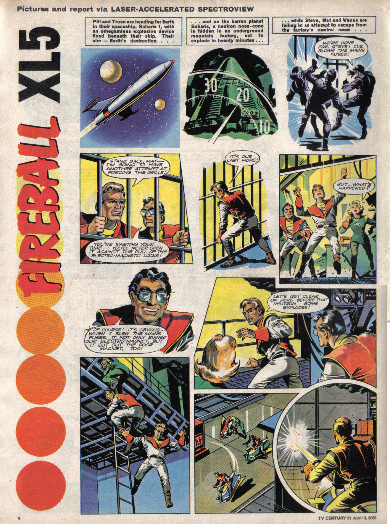 Read online TV Century 21 (TV 21) comic -  Issue #11 - 4