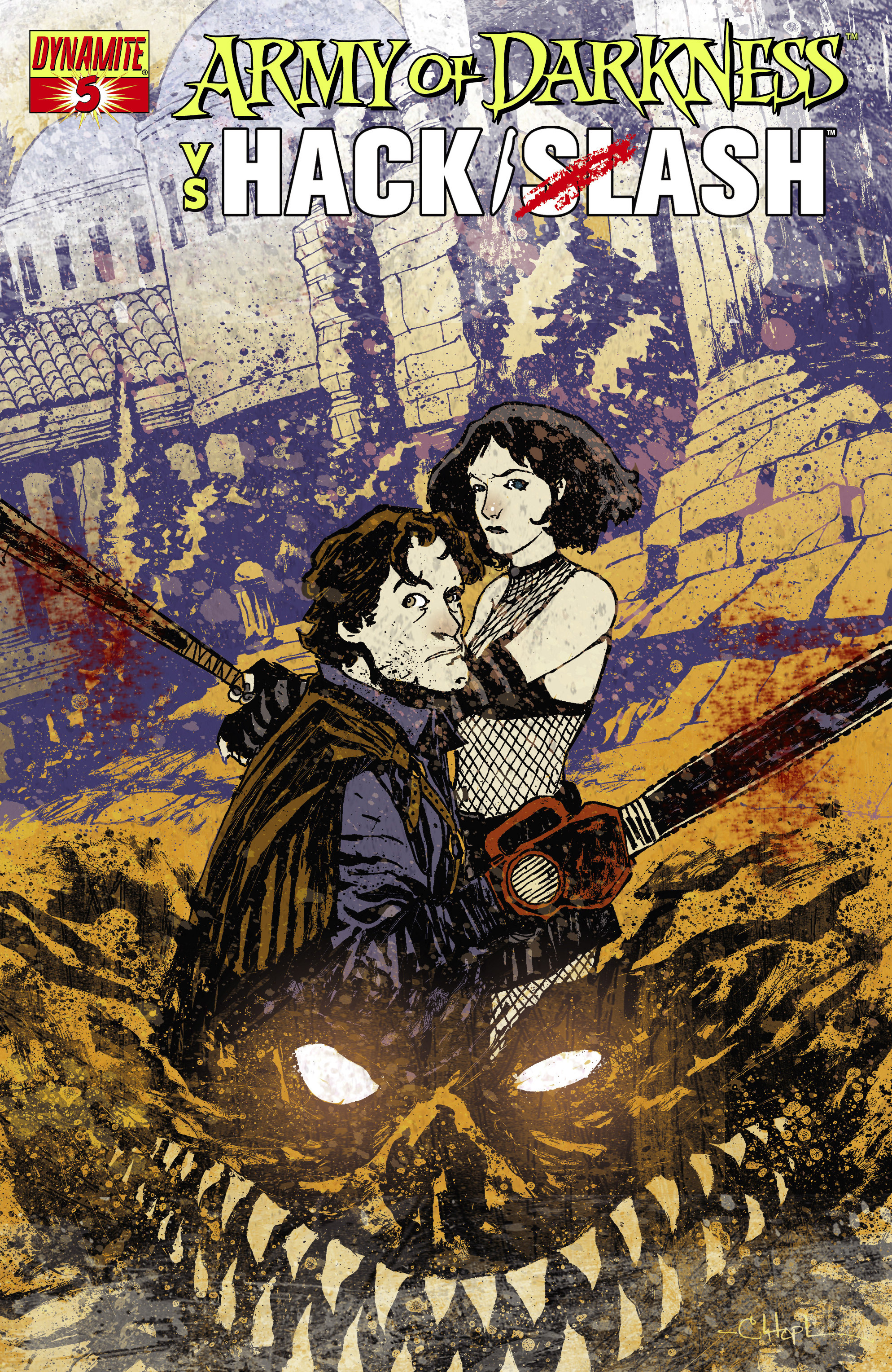 Read online Army of Darkness vs. Hack/Slash comic -  Issue #5 - 3