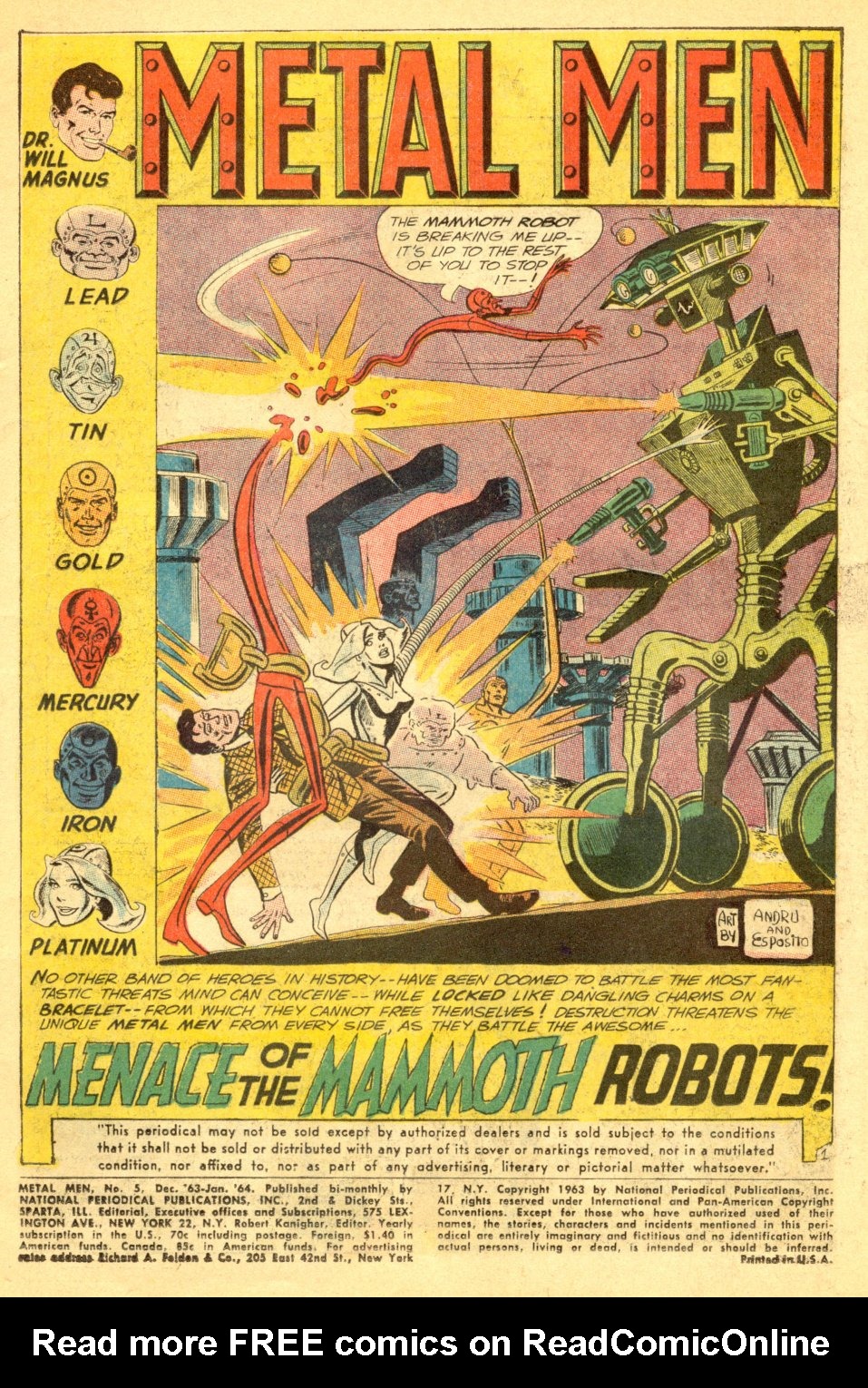 Metal Men (1963) Issue #5 #5 - English 3