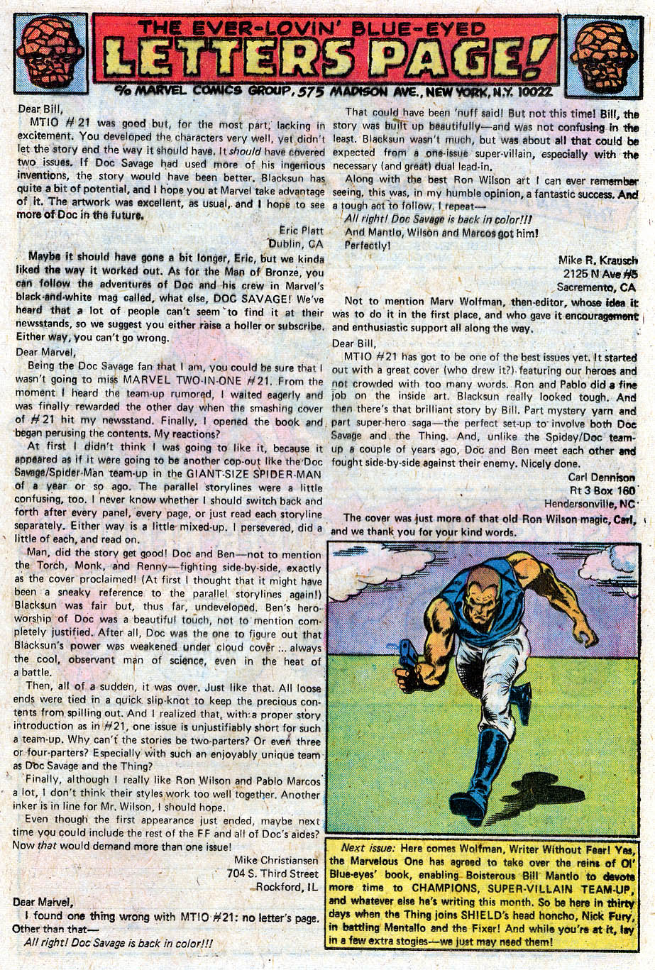 Marvel Two-In-One (1974) issue 24 - Page 19