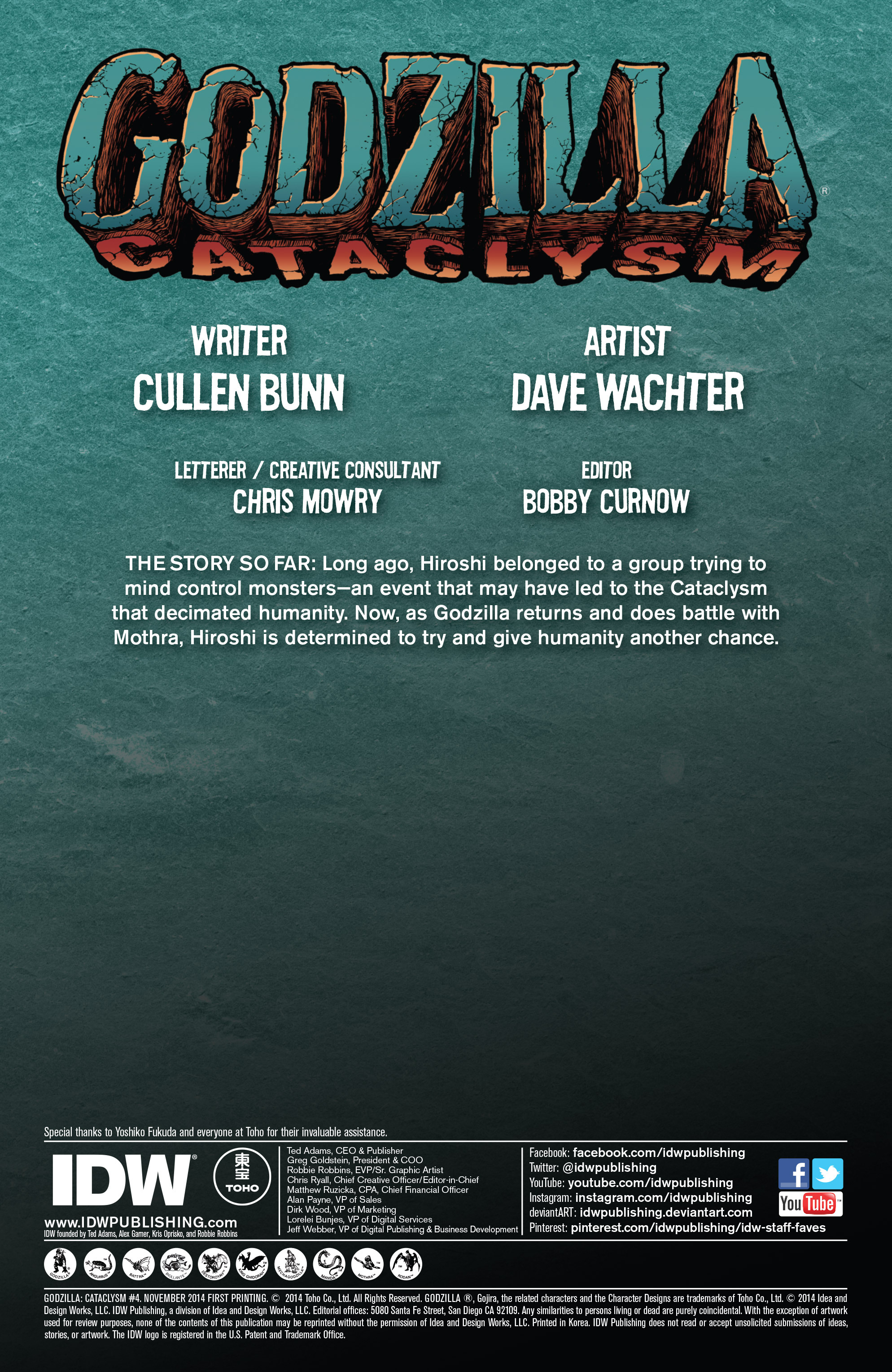 Read online Godzilla: Cataclysm comic -  Issue #4 - 2