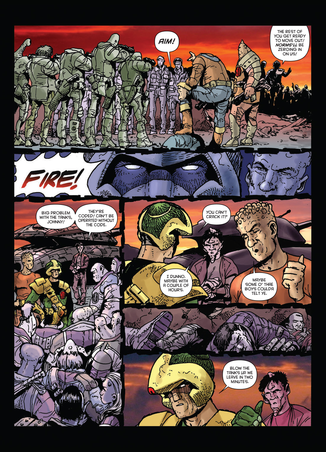 Read online Strontium Dog: The Life and Death of Johnny Alpha: Dogs of War comic -  Issue # TPB - 74
