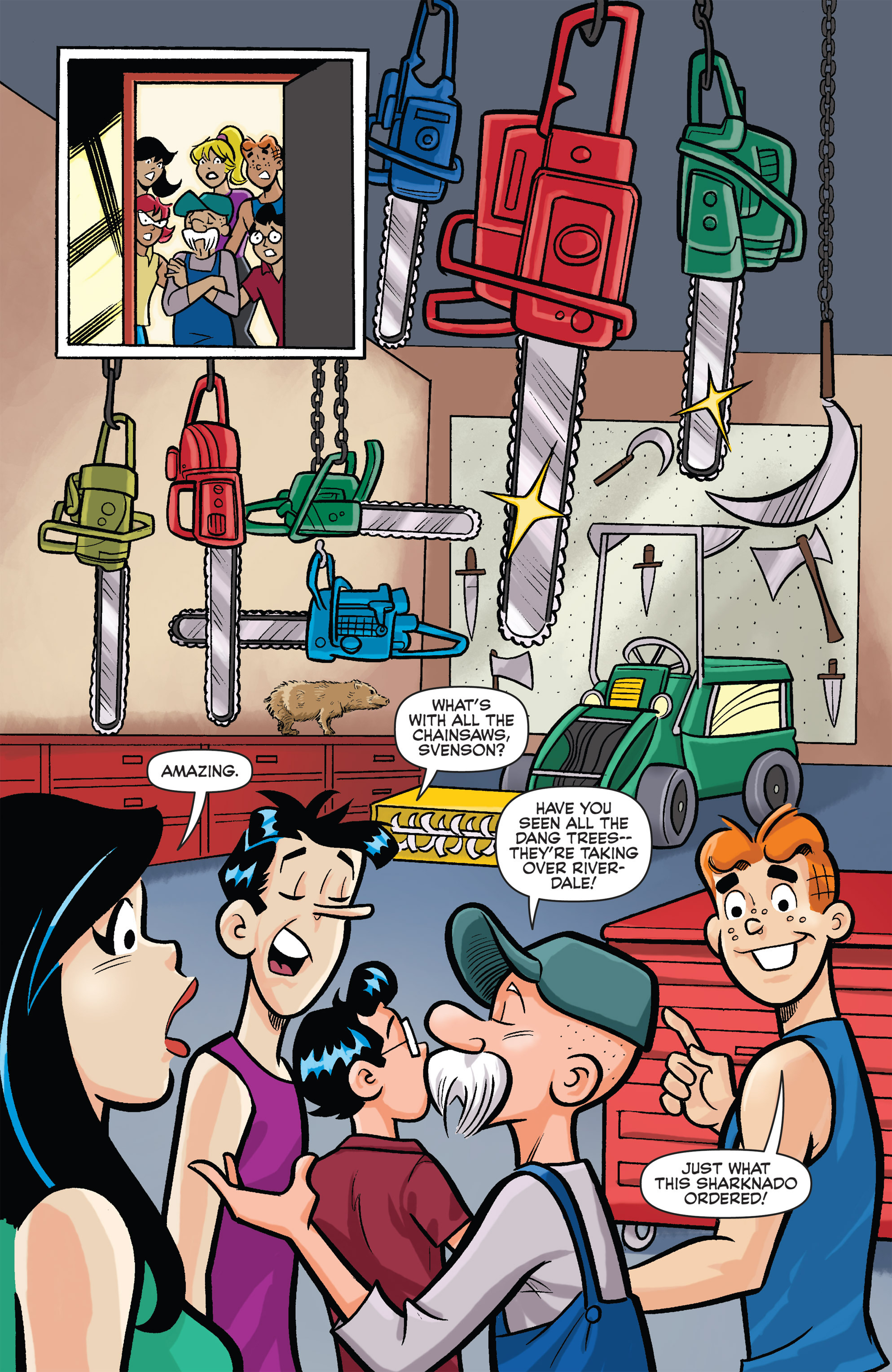 Read online Archie vs. Sharknado comic -  Issue #Archie vs. Sharknado Full - 31