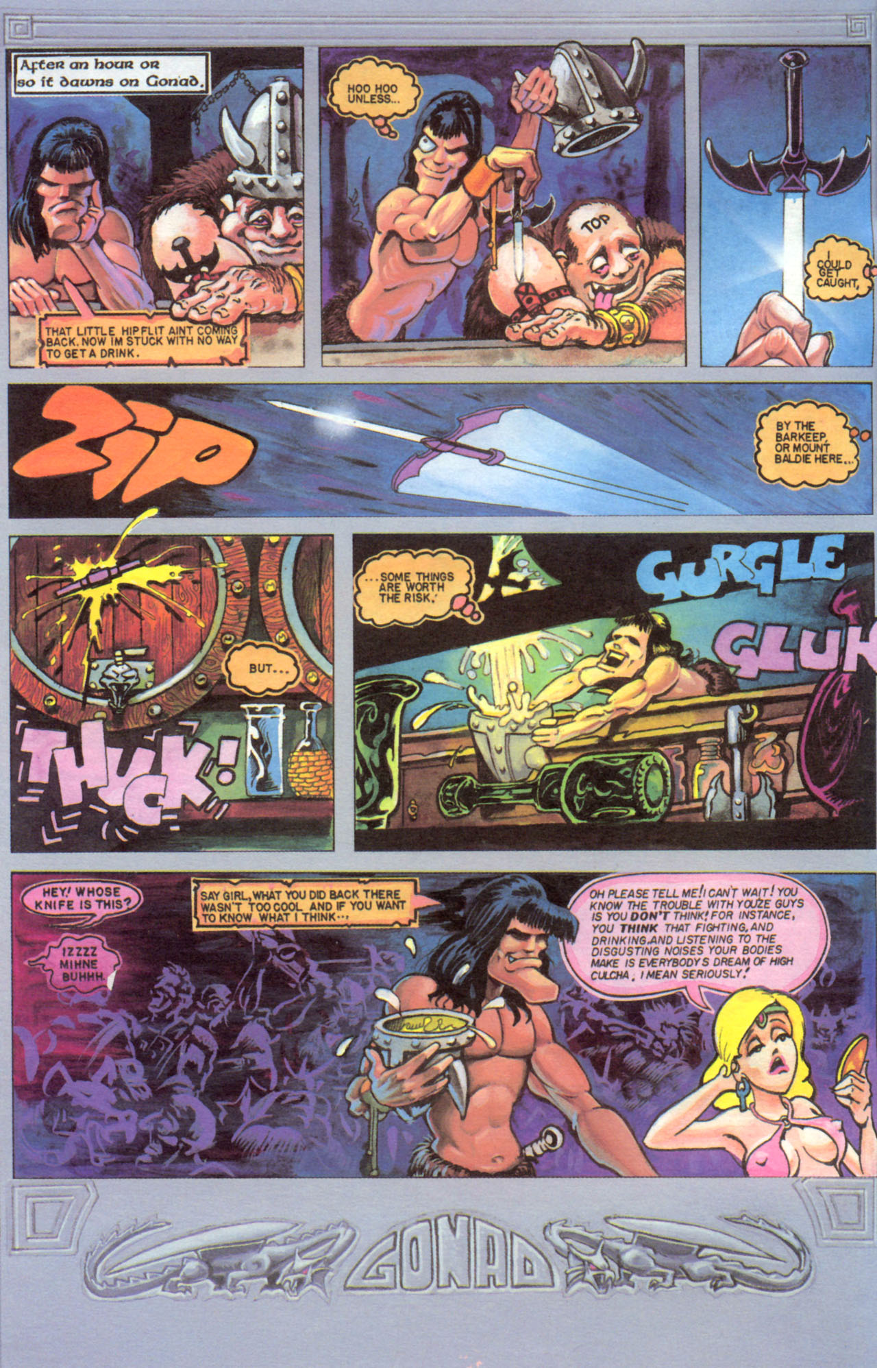 Read online Gonad the Barbarian comic -  Issue # Full - 8