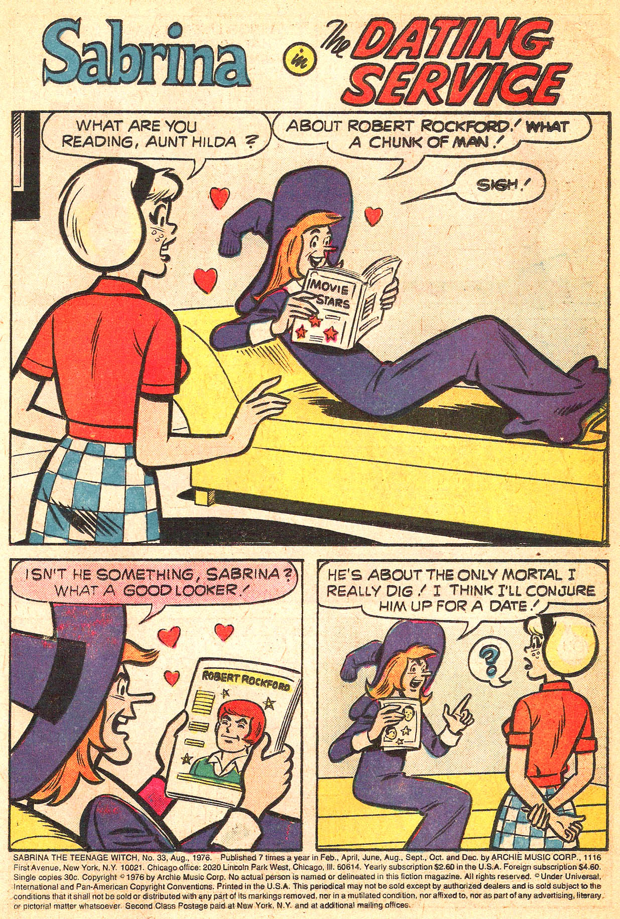 Sabrina The Teenage Witch (1971) Issue #33 #33 - English 3
