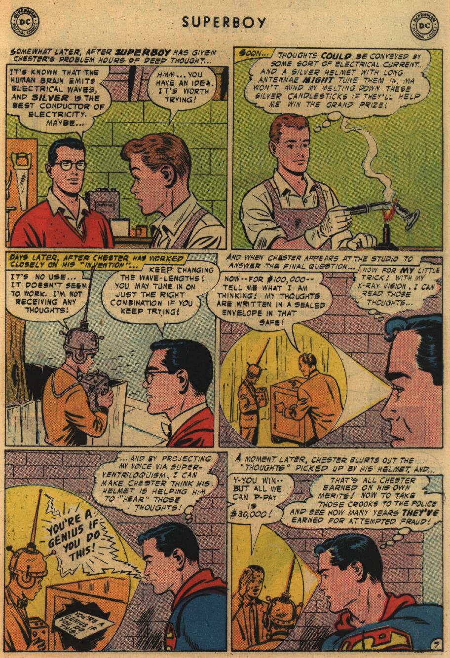 Read online Superboy (1949) comic -  Issue #60 - 8