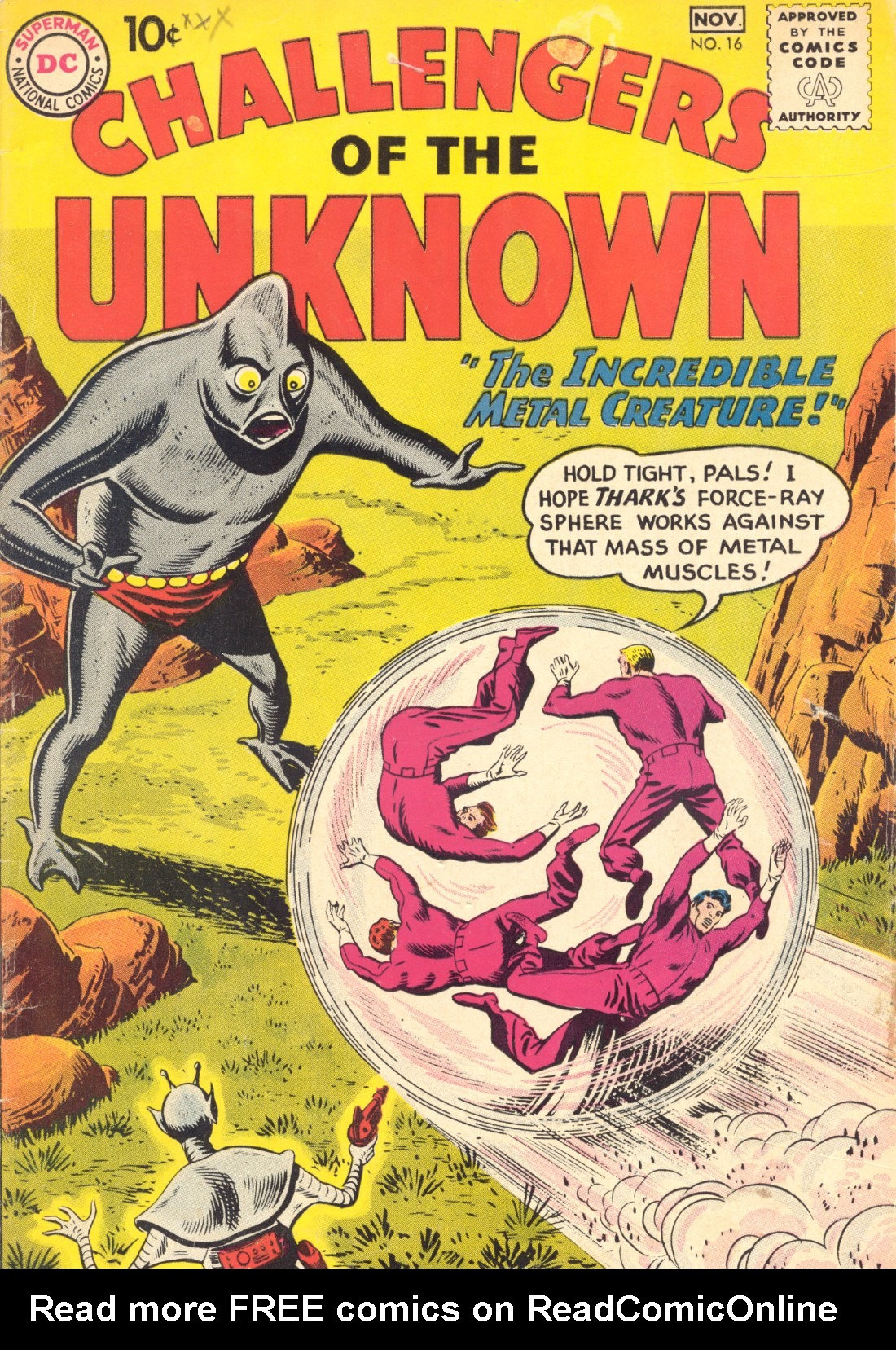 Read online Challengers of the Unknown (1958) comic -  Issue #16 - 1