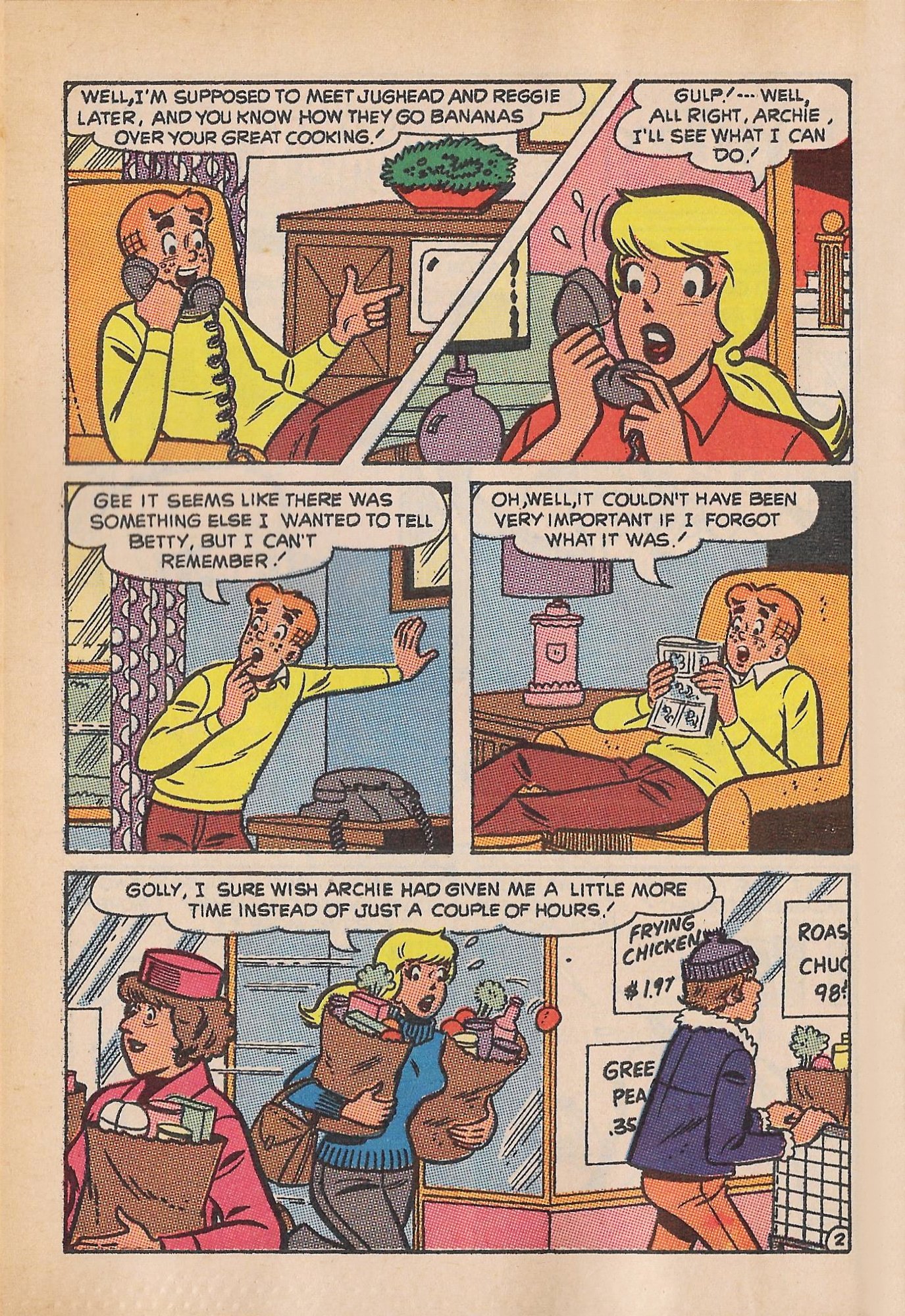 Read online Archie Digest Magazine comic -  Issue #105 - 70