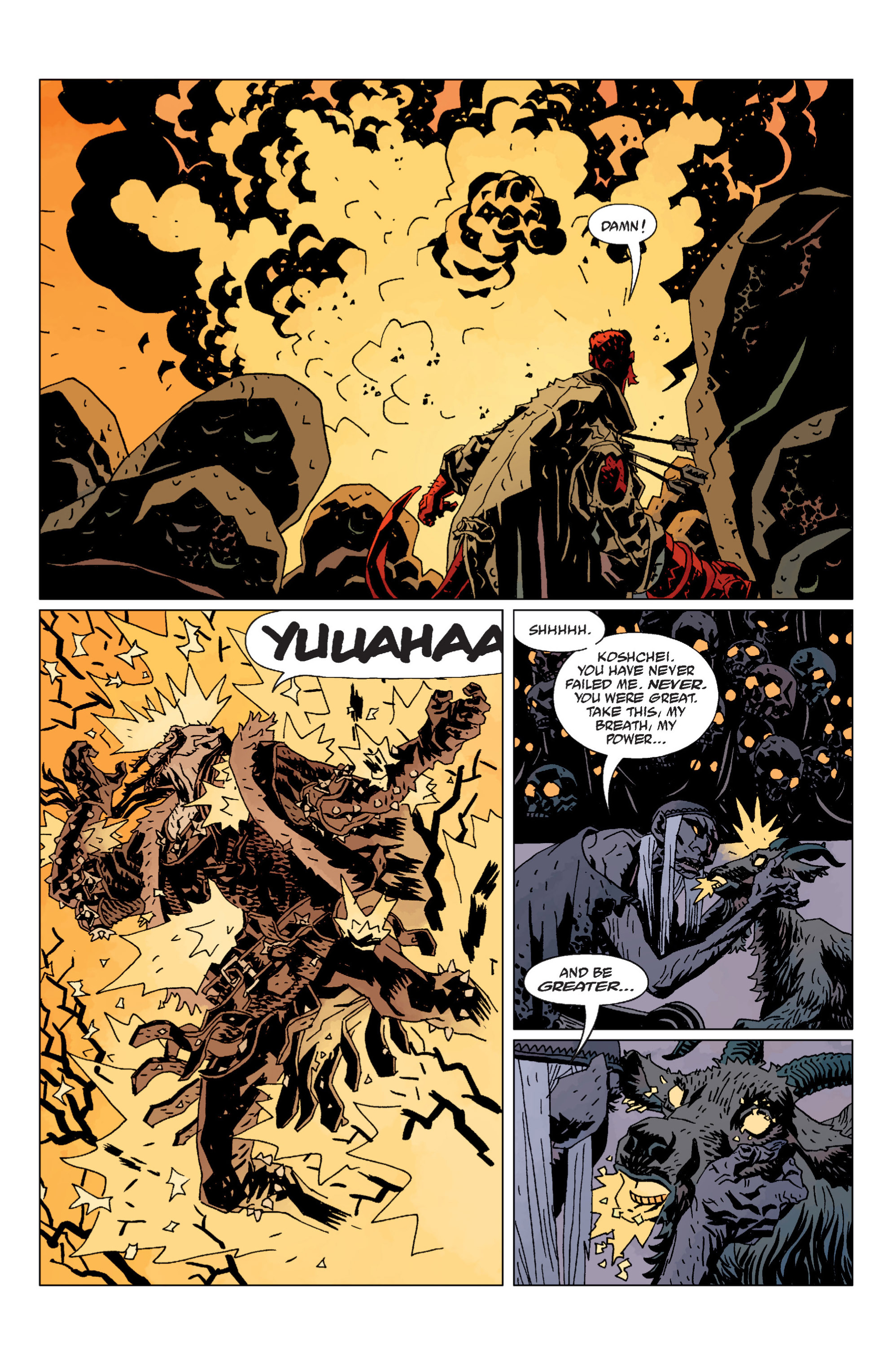 Read online Hellboy comic -  Issue #8 - 131
