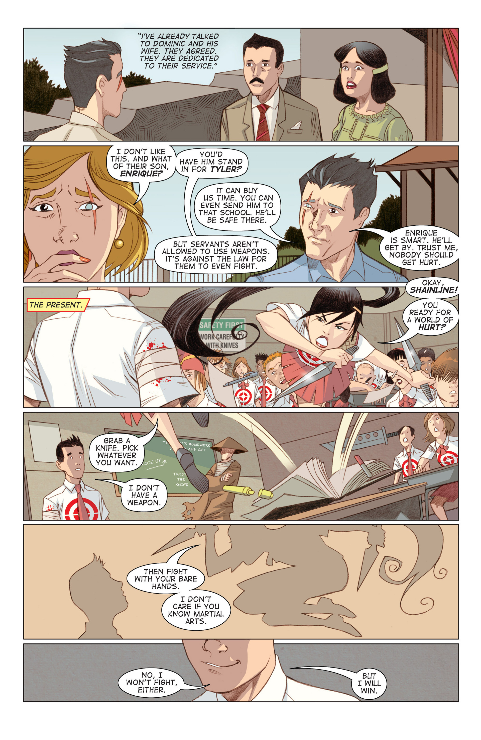 Read online Five Weapons comic -  Issue #1 - 24