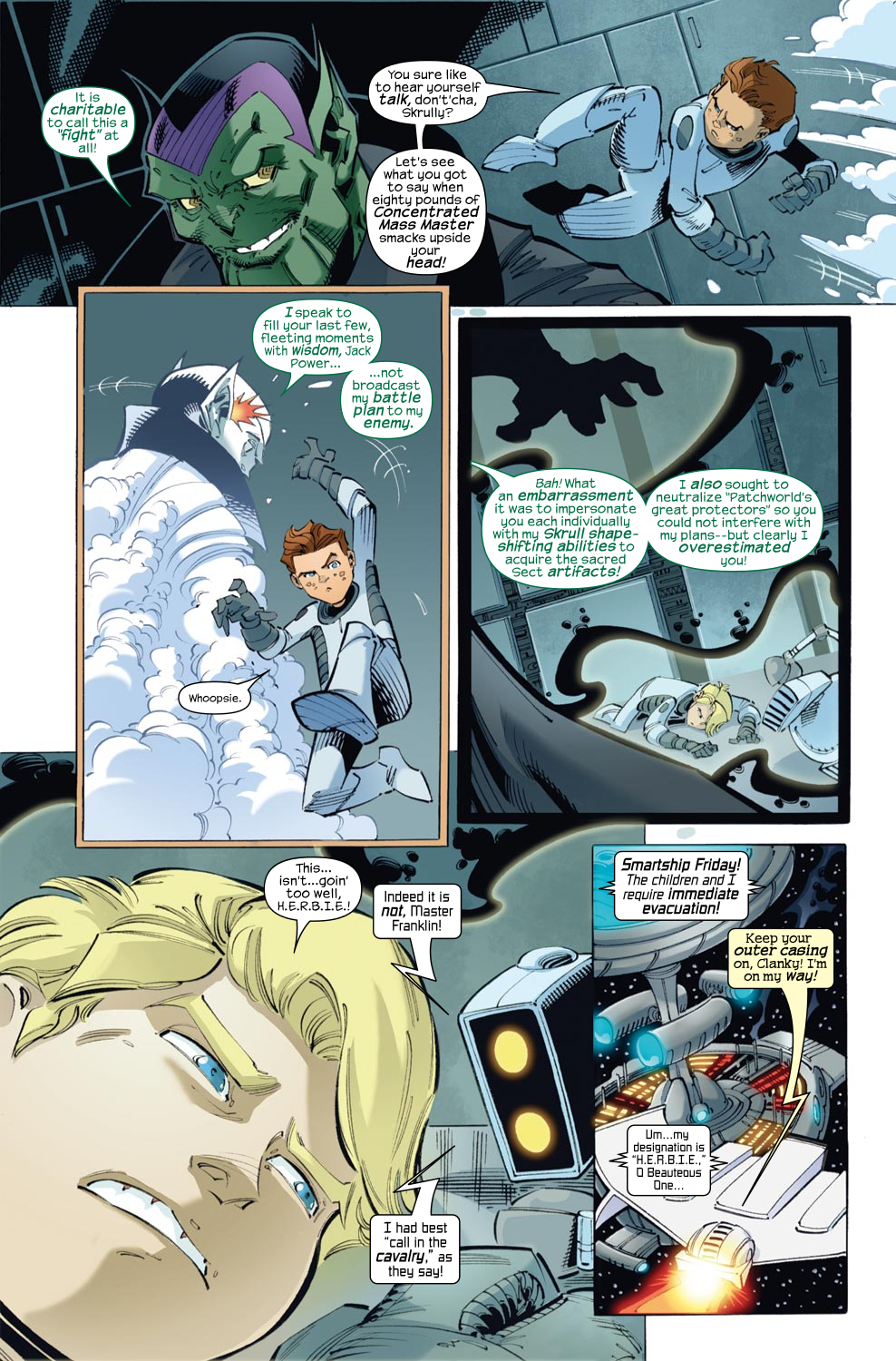 Read online Skrulls vs. Power Pack comic -  Issue #3 - 4
