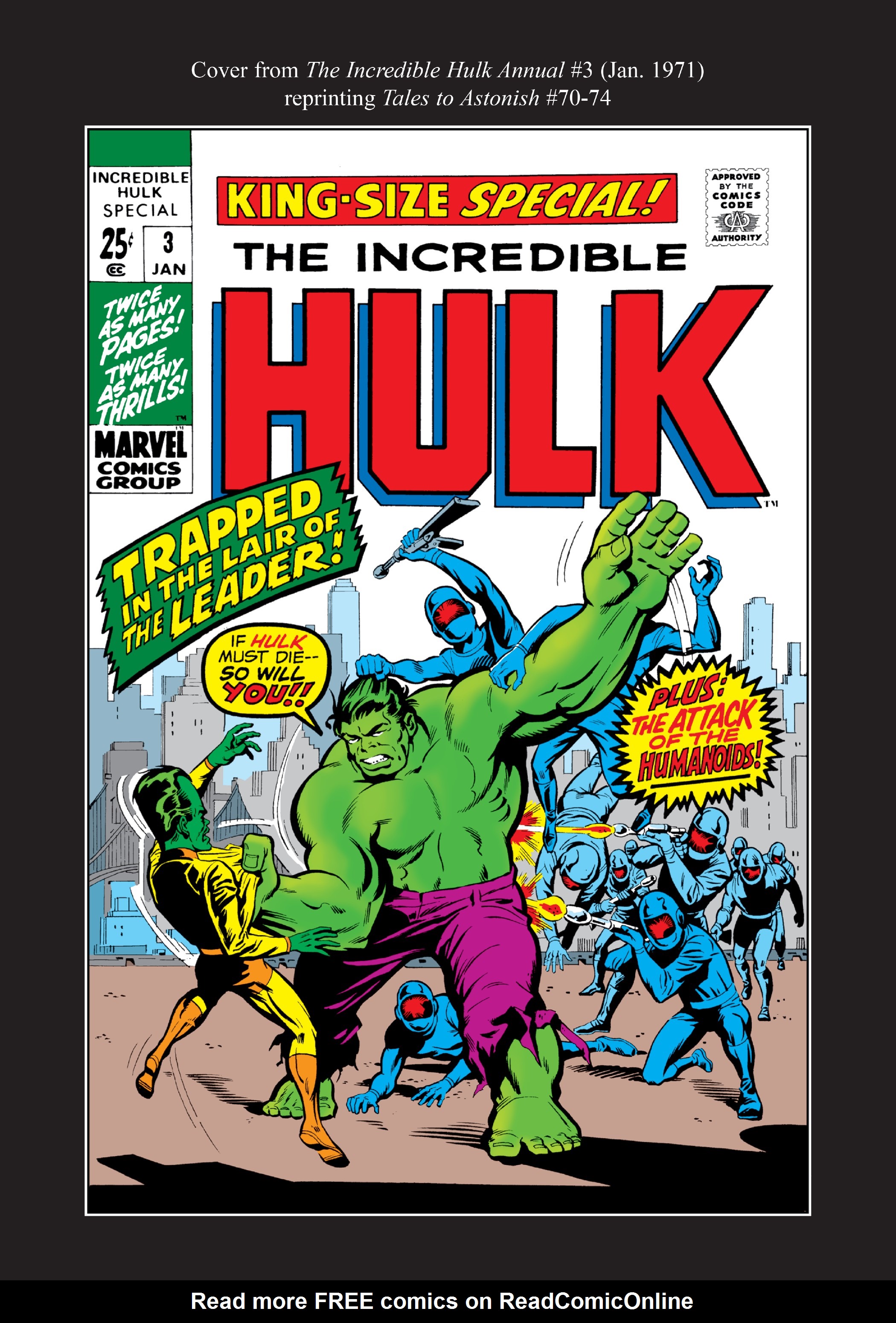 Read online Marvel Masterworks: The Incredible Hulk comic -  Issue # TPB 7 (Part 3) - 49