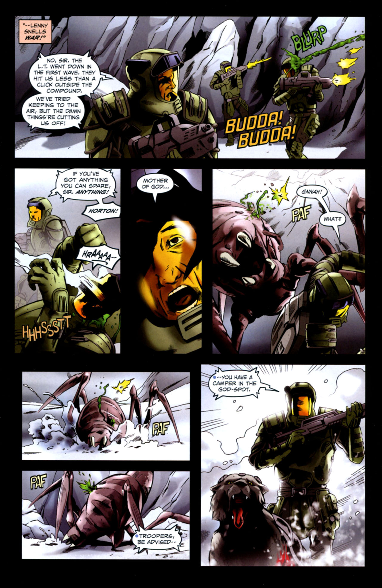 Read online Starship Troopers (2007) comic -  Issue #11 - 19