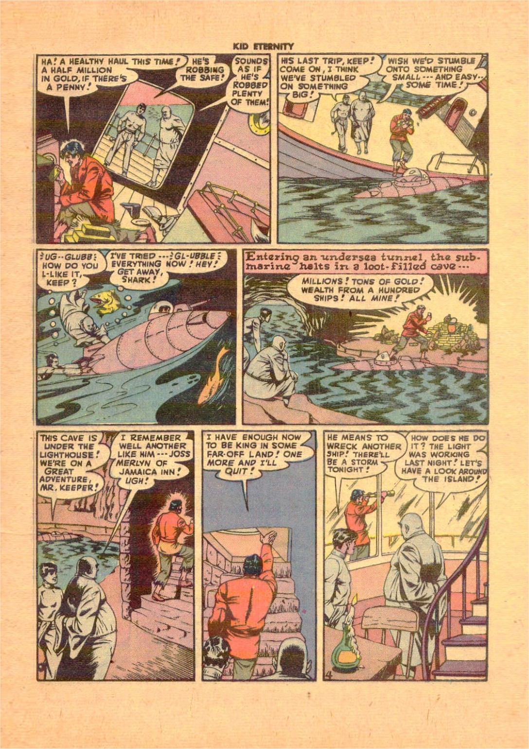 Read online Kid Eternity (1946) comic -  Issue #8 - 39