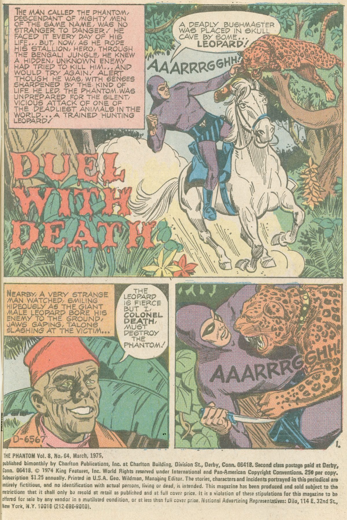 Read online The Phantom (1969) comic -  Issue #64 - 2