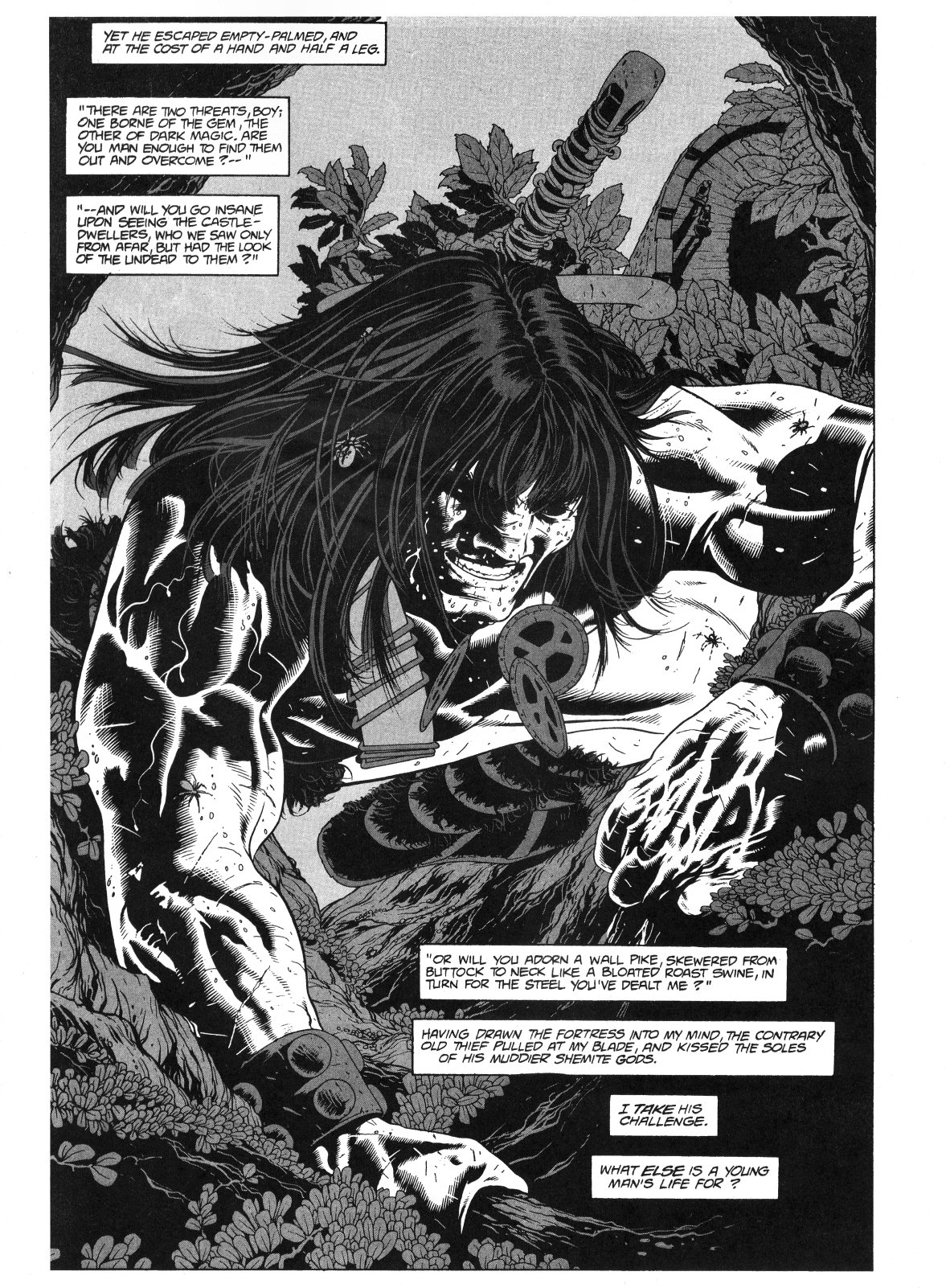Read online Conan the Savage comic -  Issue #8 - 38