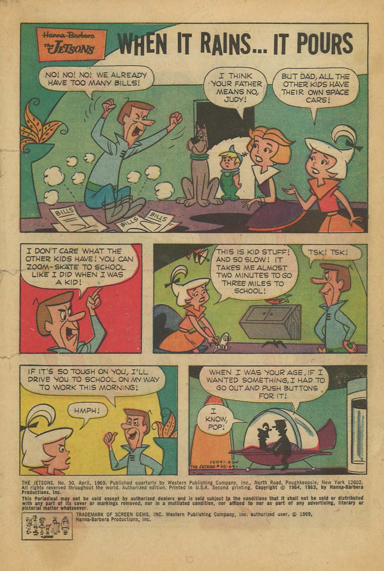 Read online The Jetsons (1963) comic -  Issue #30 - 2