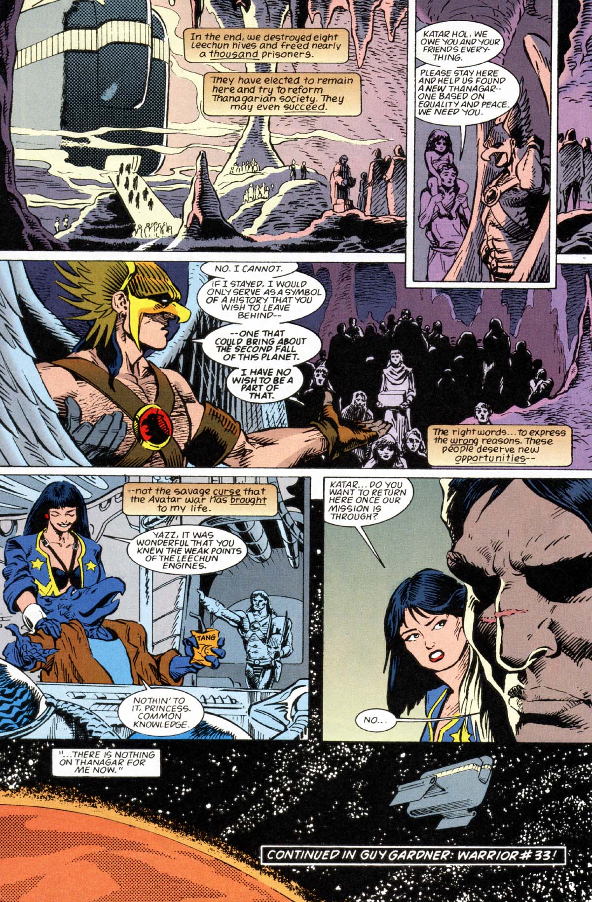 Read online Hawkman (1993) comic -  Issue #22 - 22