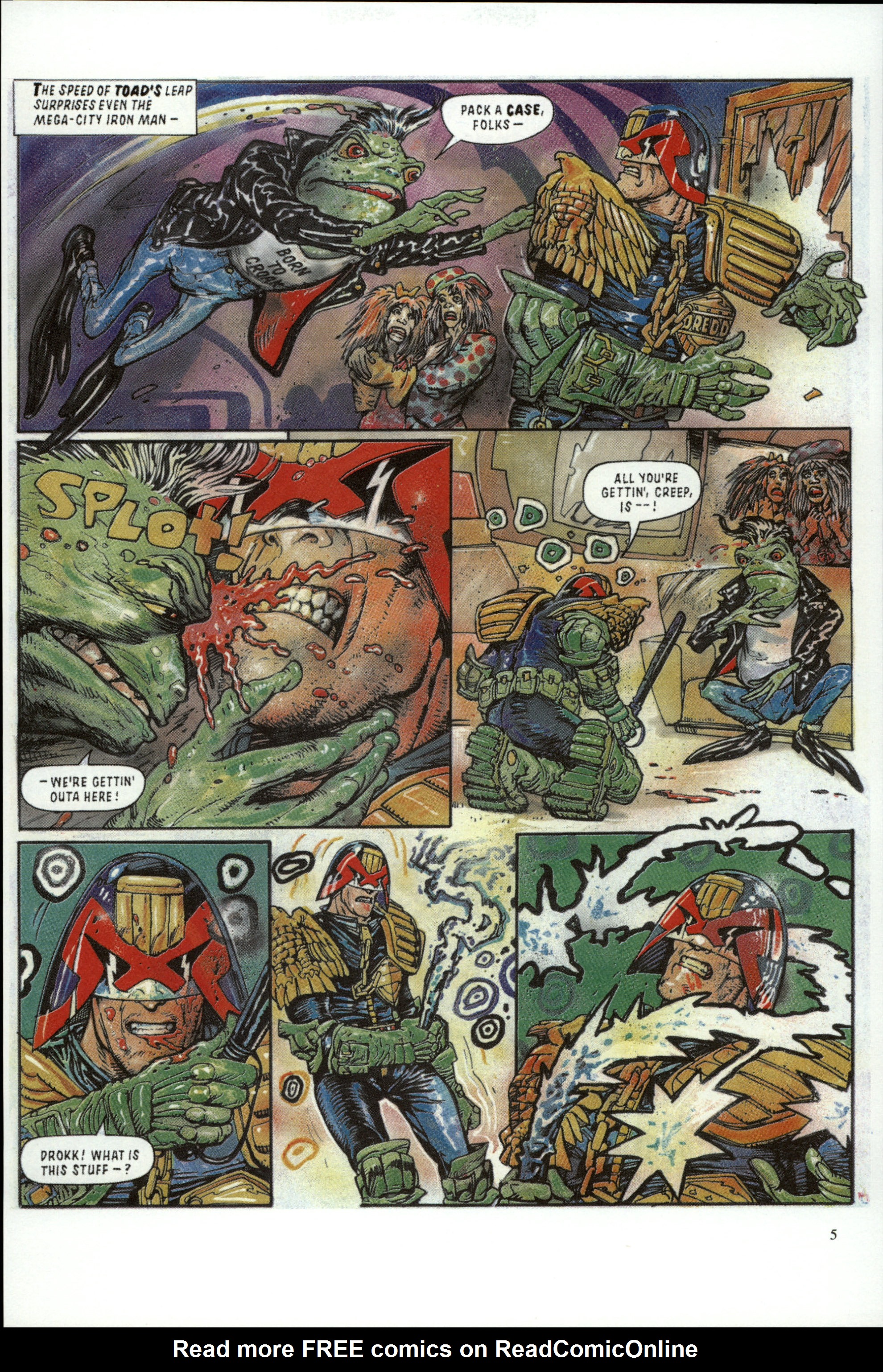 Read online Dredd Rules! comic -  Issue #13 - 7