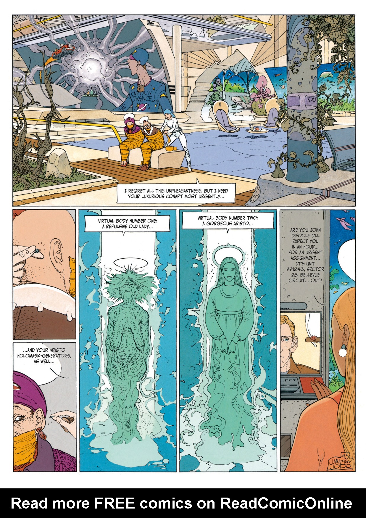 Read online Before the Incal comic -  Issue #6 - 46