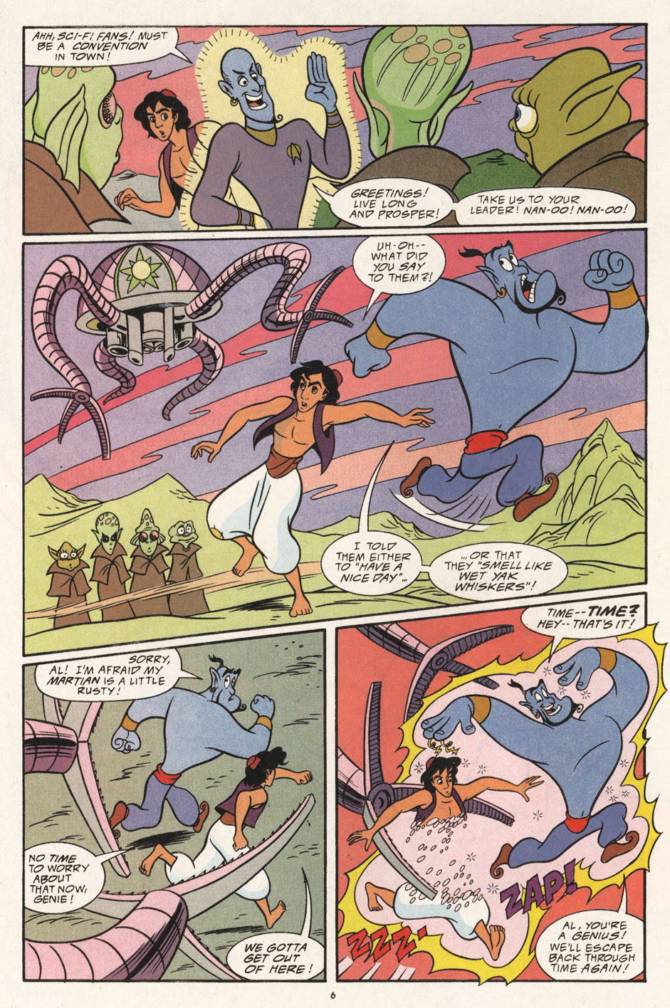 Read online Disney's Aladdin comic -  Issue #6 - 8