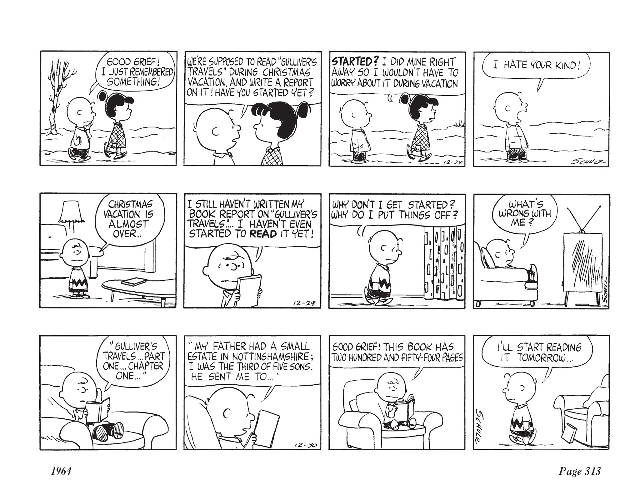 Read online The Complete Peanuts comic -  Issue # TPB 7 - 324
