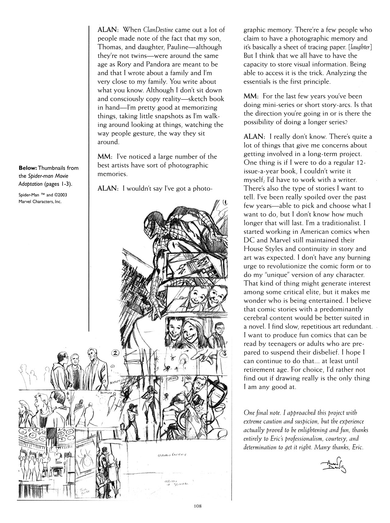 Read online Modern Masters comic -  Issue #1 - 109