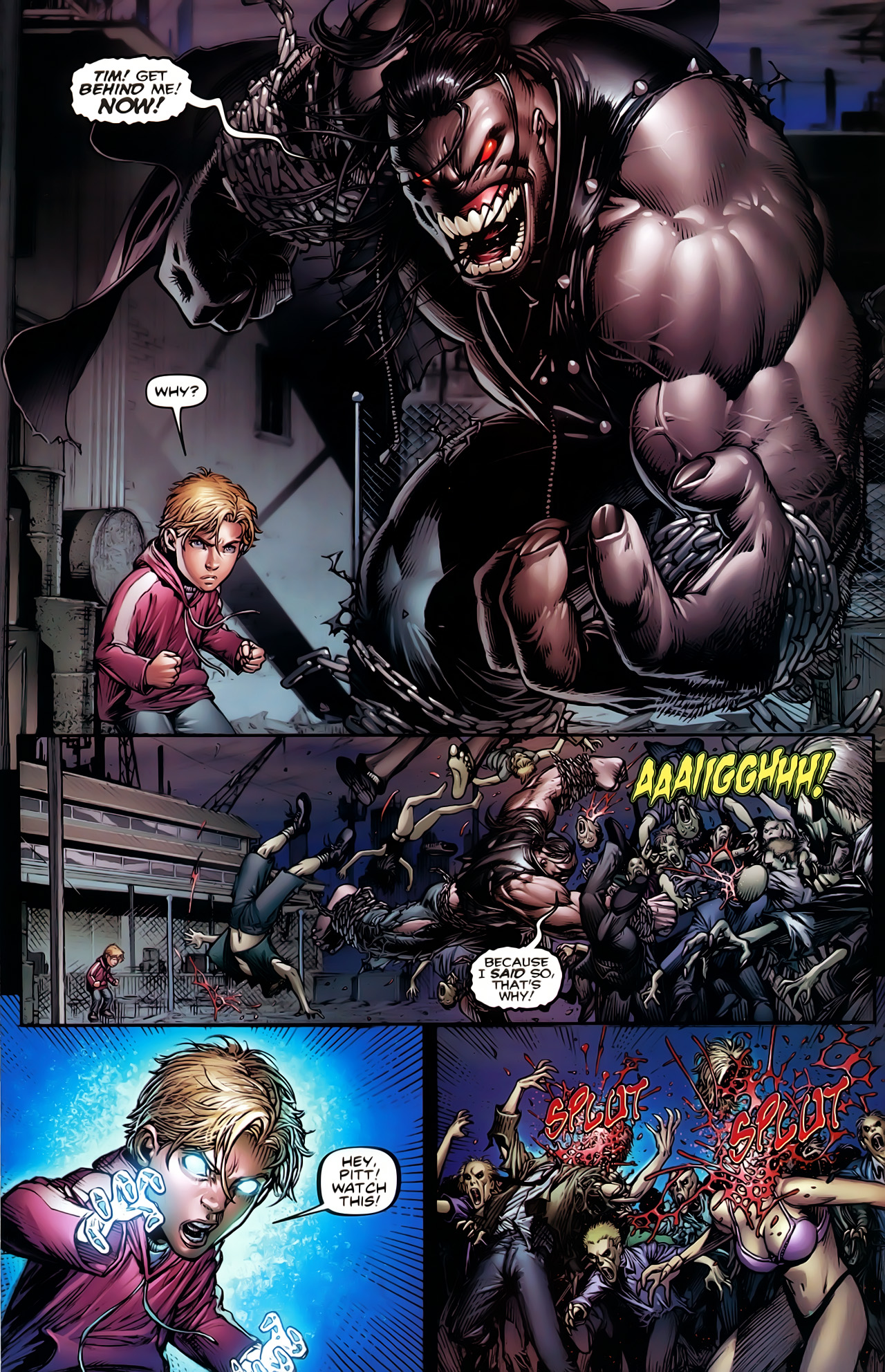 Read online The Darkness/Pitt comic -  Issue #1 - 17