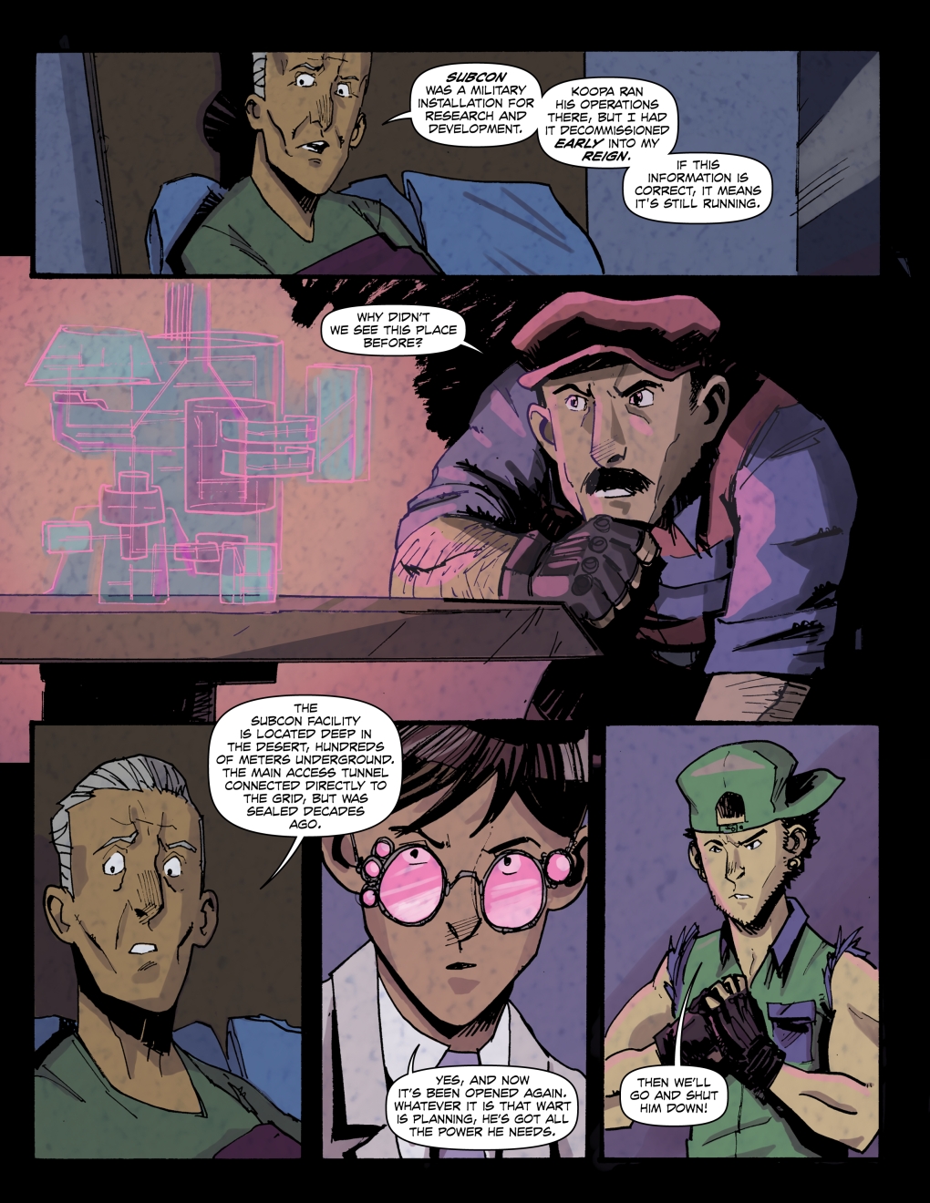 Read online Super Mario Bros. The Movie comic -  Issue #4 - 3
