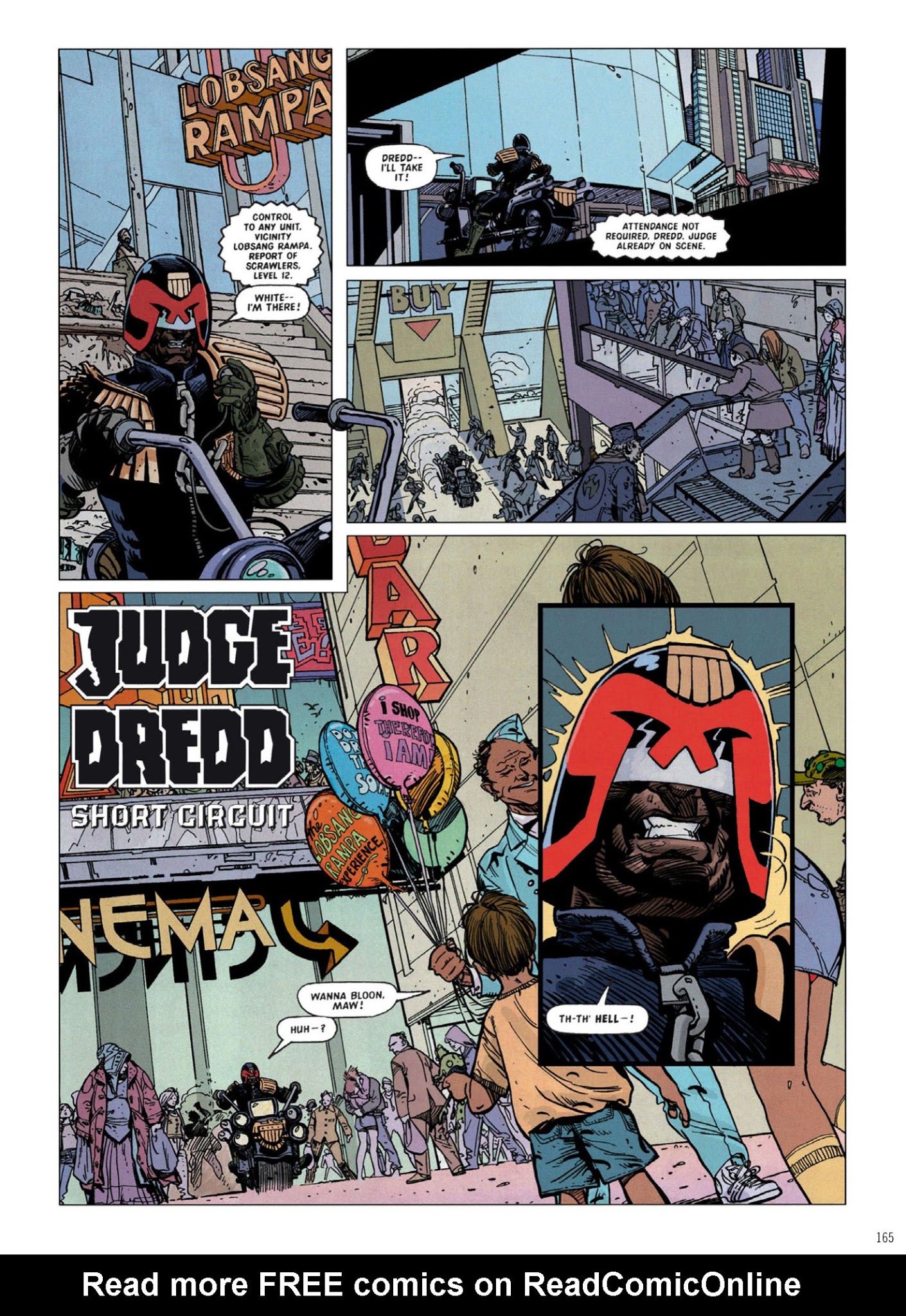 Read online Judge Dredd: The Complete Case Files comic -  Issue # TPB 31 - 166