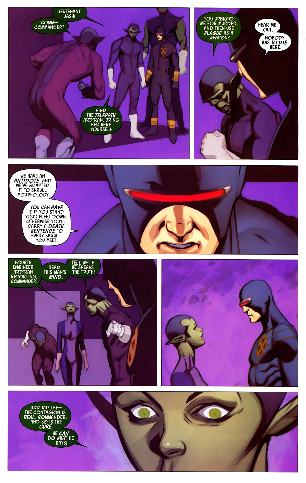 Read online Secret Invasion: X-Men comic -  Issue #4 - 18