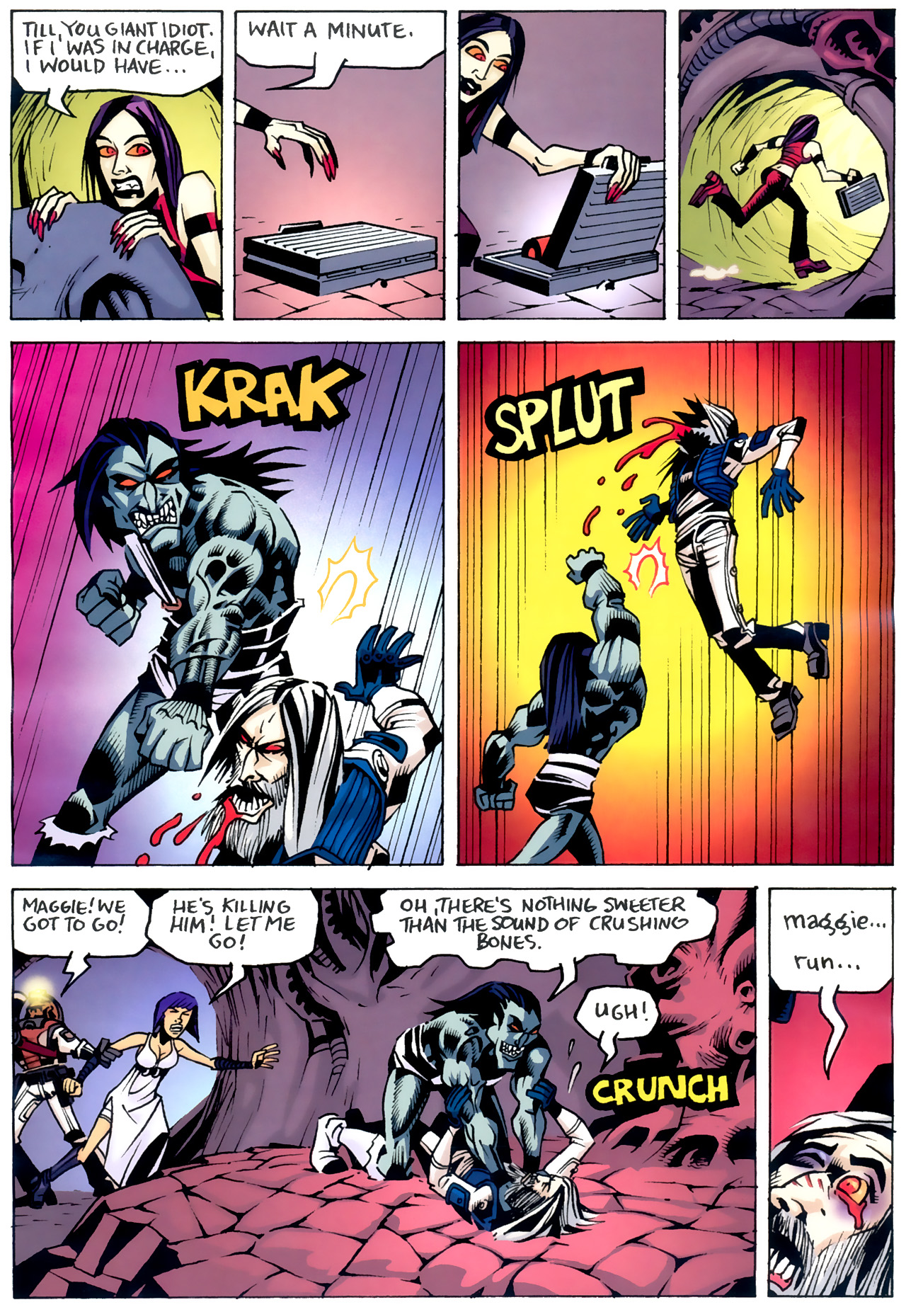 Read online Werewolves on the Moon: Versus Vampires comic -  Issue #3 - 18