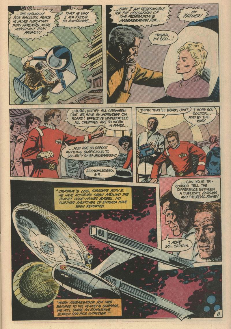 Read online Star Trek (1984) comic -  Issue #6 - 9