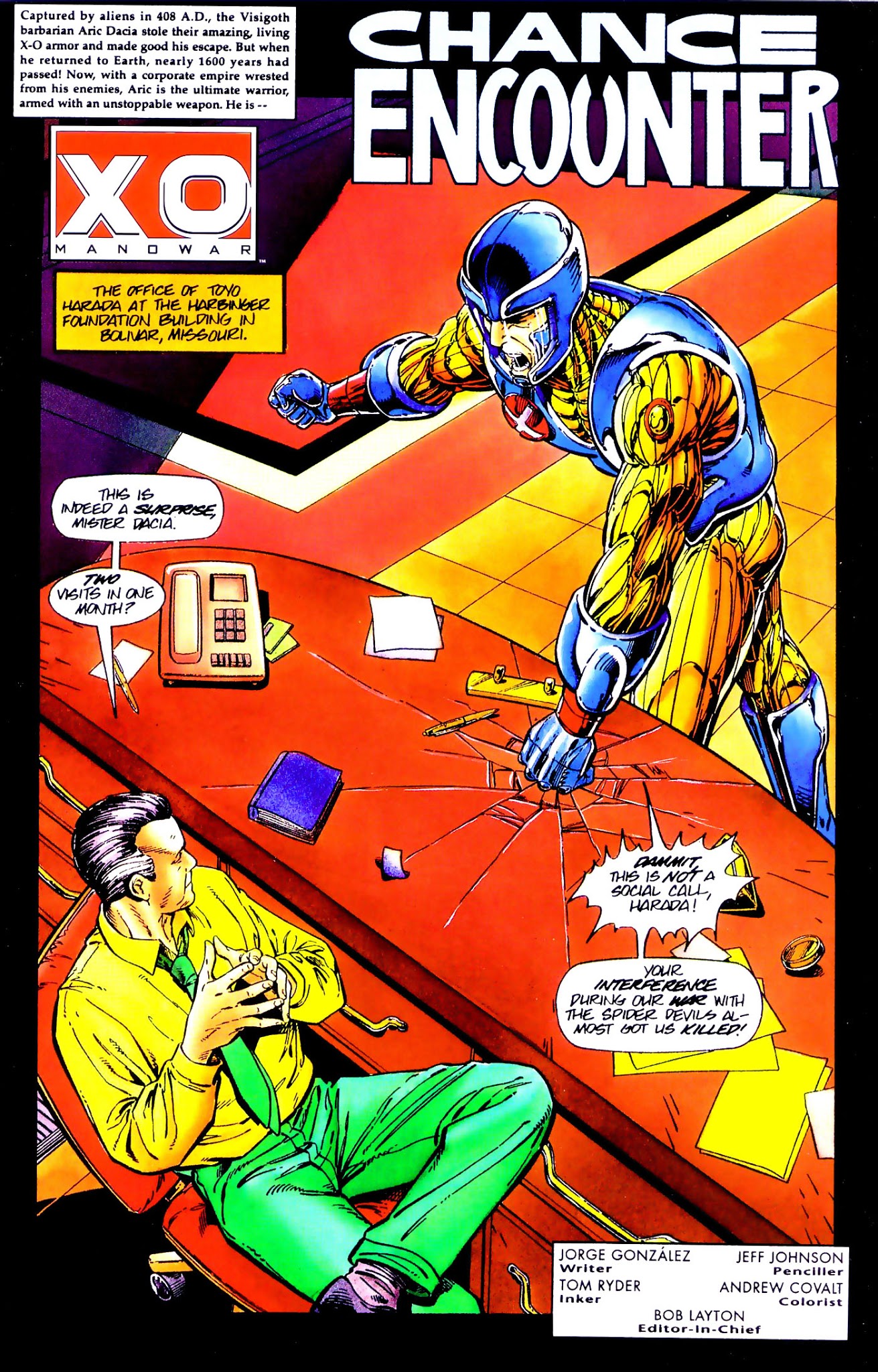Read online X-O Manowar (1992) comic -  Issue #0.5 - 4