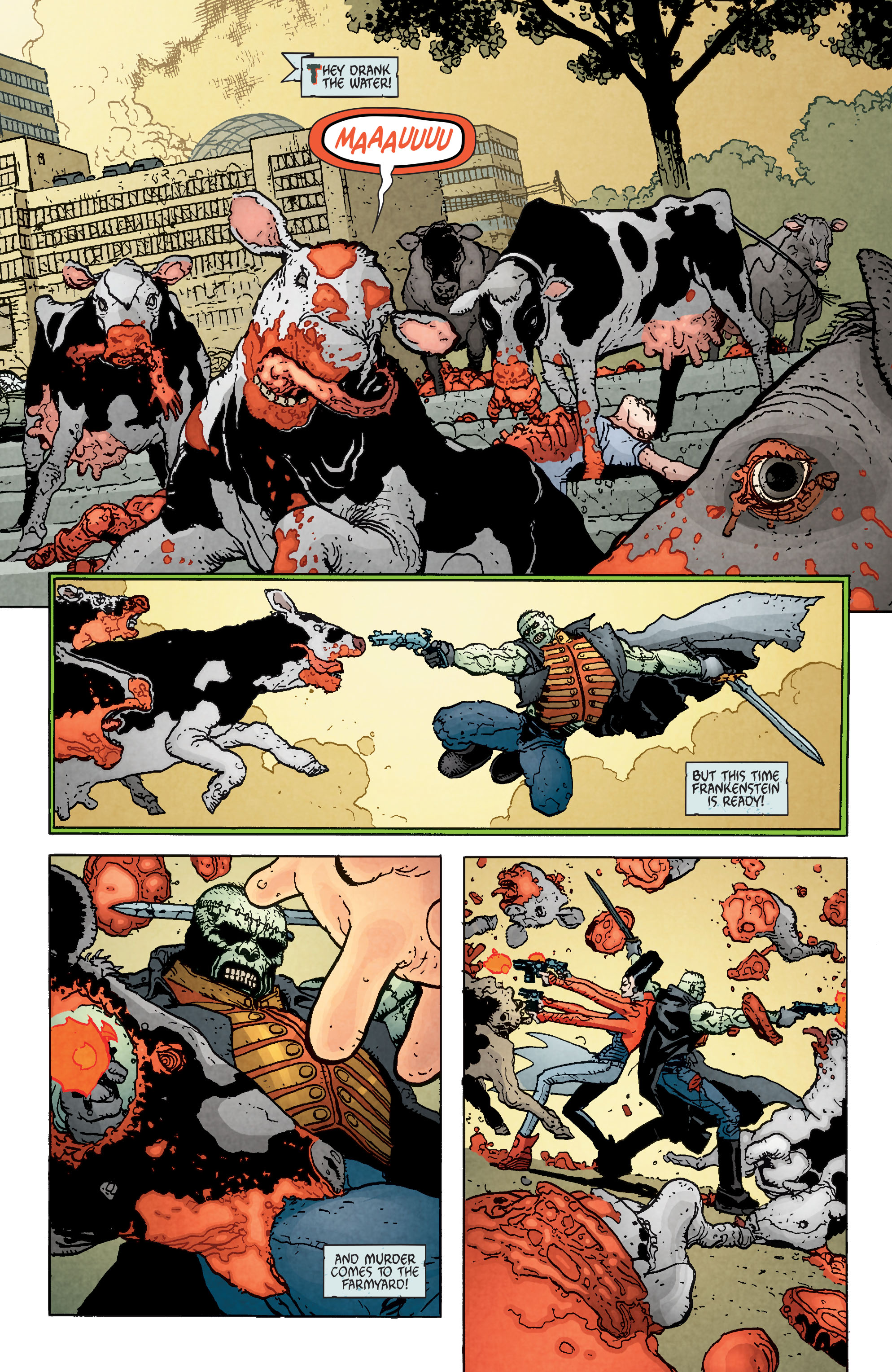 Read online Seven Soldiers: Frankenstein comic -  Issue #3 - 14