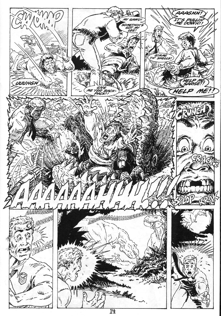 Read online Cavewoman: Rain comic -  Issue #8 - 16