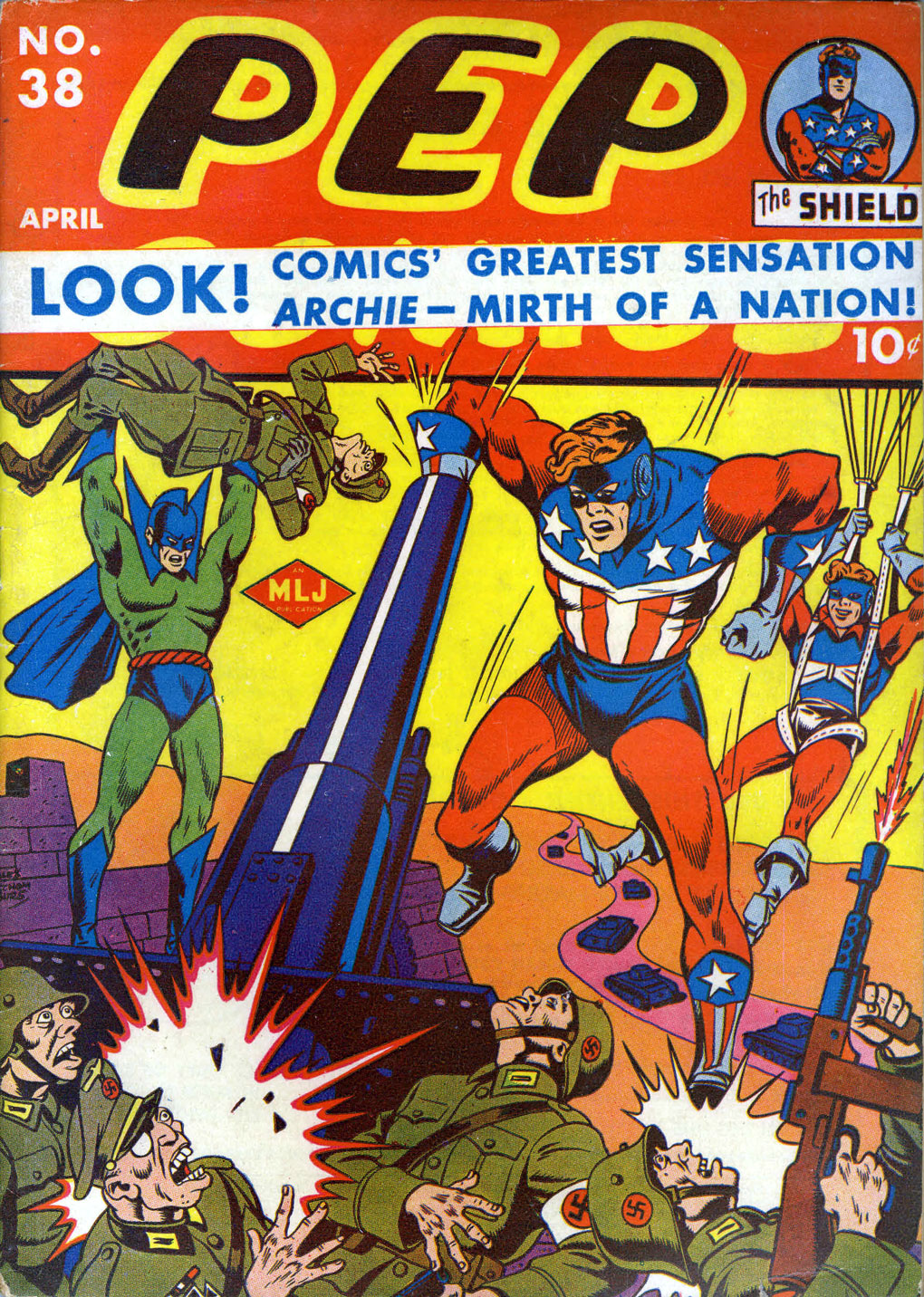 Read online Pep Comics comic -  Issue #38 - 1