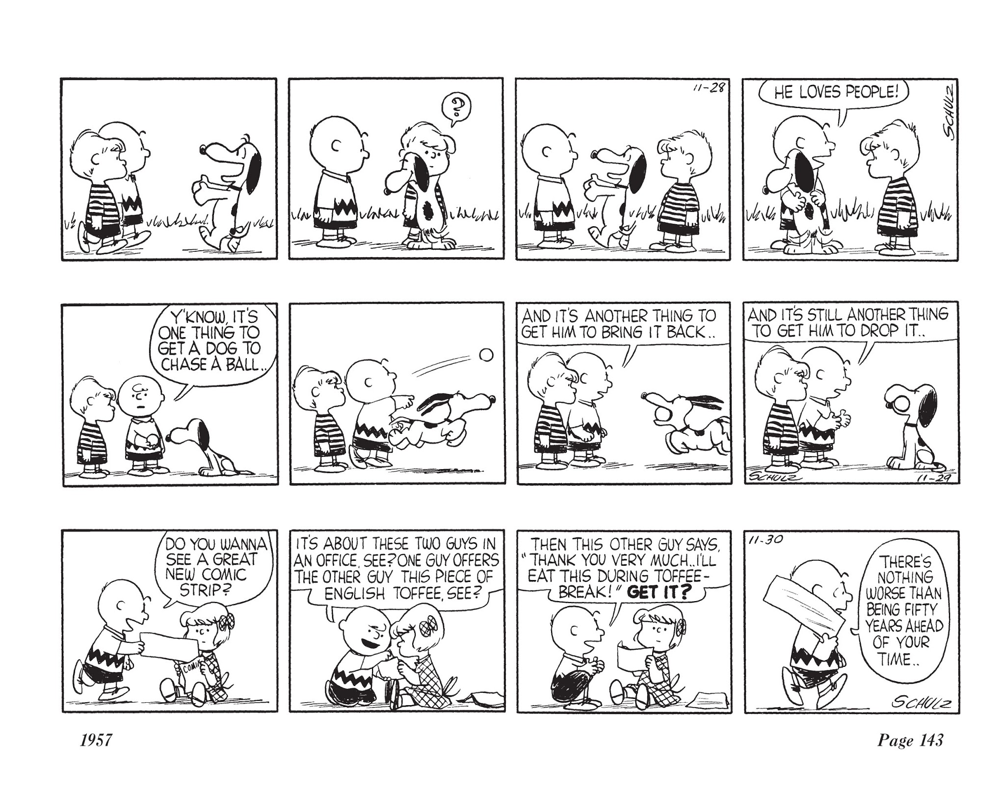 Read online The Complete Peanuts comic -  Issue # TPB 4 - 157