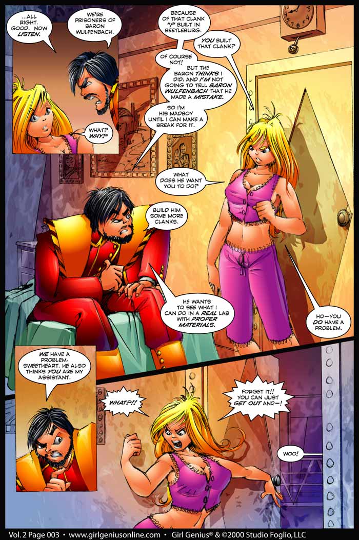 Read online Girl Genius (2002) comic -  Issue #2 - 4