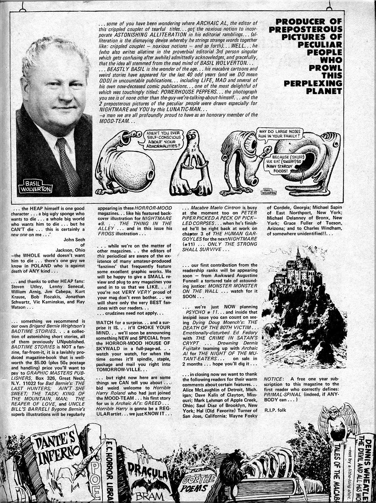 Read online Nightmare (1970) comic -  Issue #10 - 58