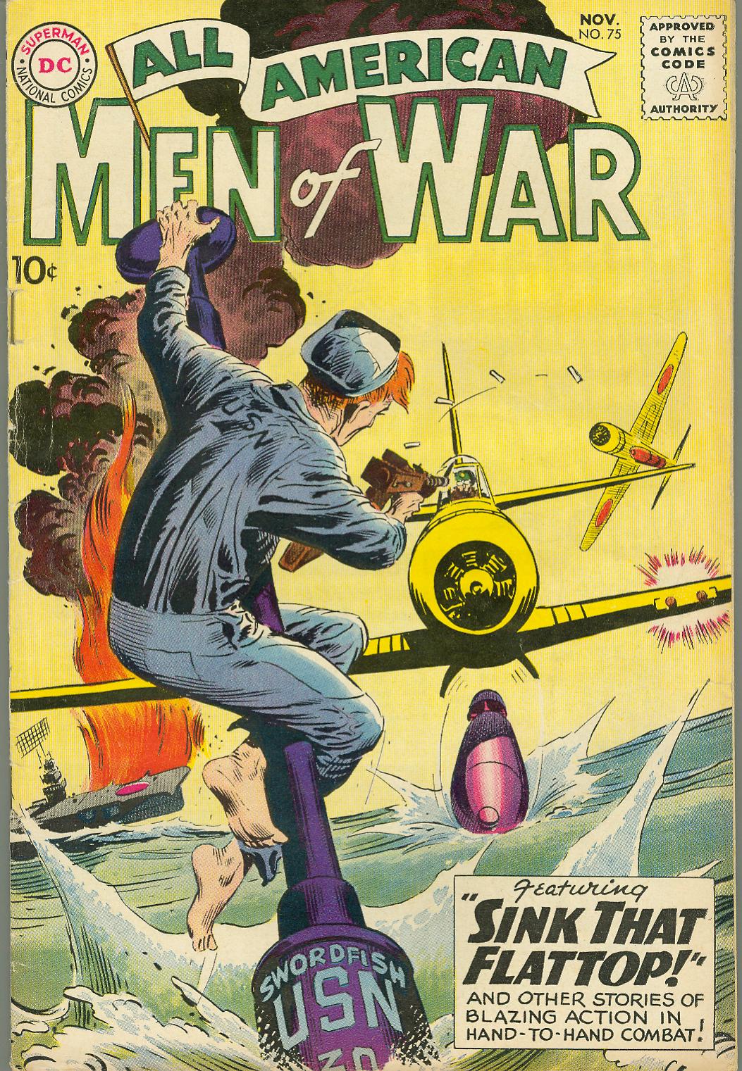 Read online All-American Men of War comic -  Issue #75 - 1