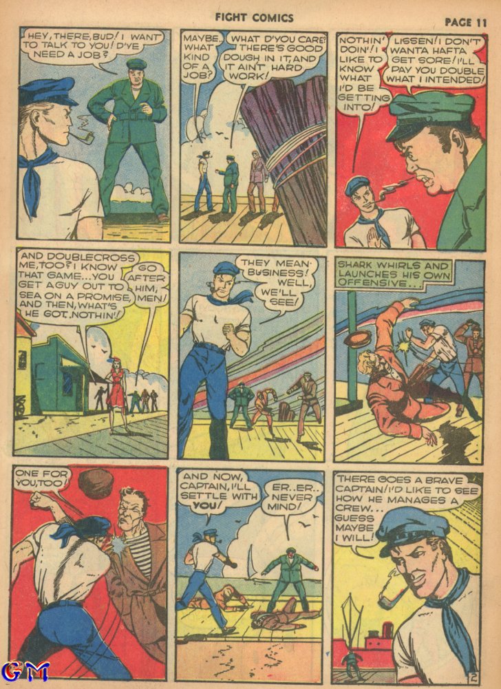 Read online Fight Comics comic -  Issue #11 - 13