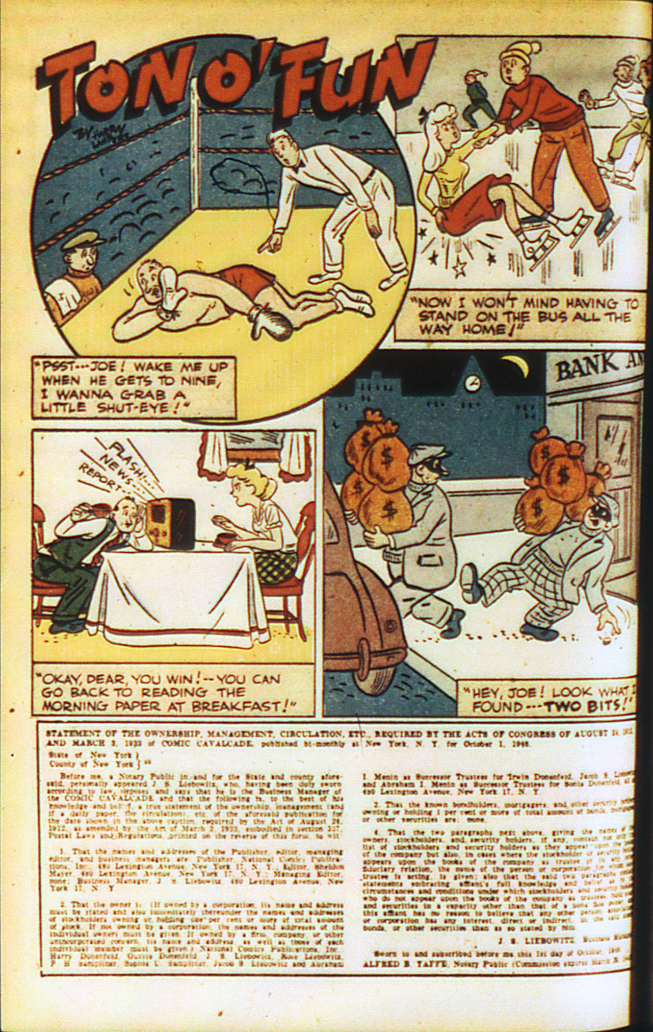 Read online Comic Cavalcade comic -  Issue #19 - 55