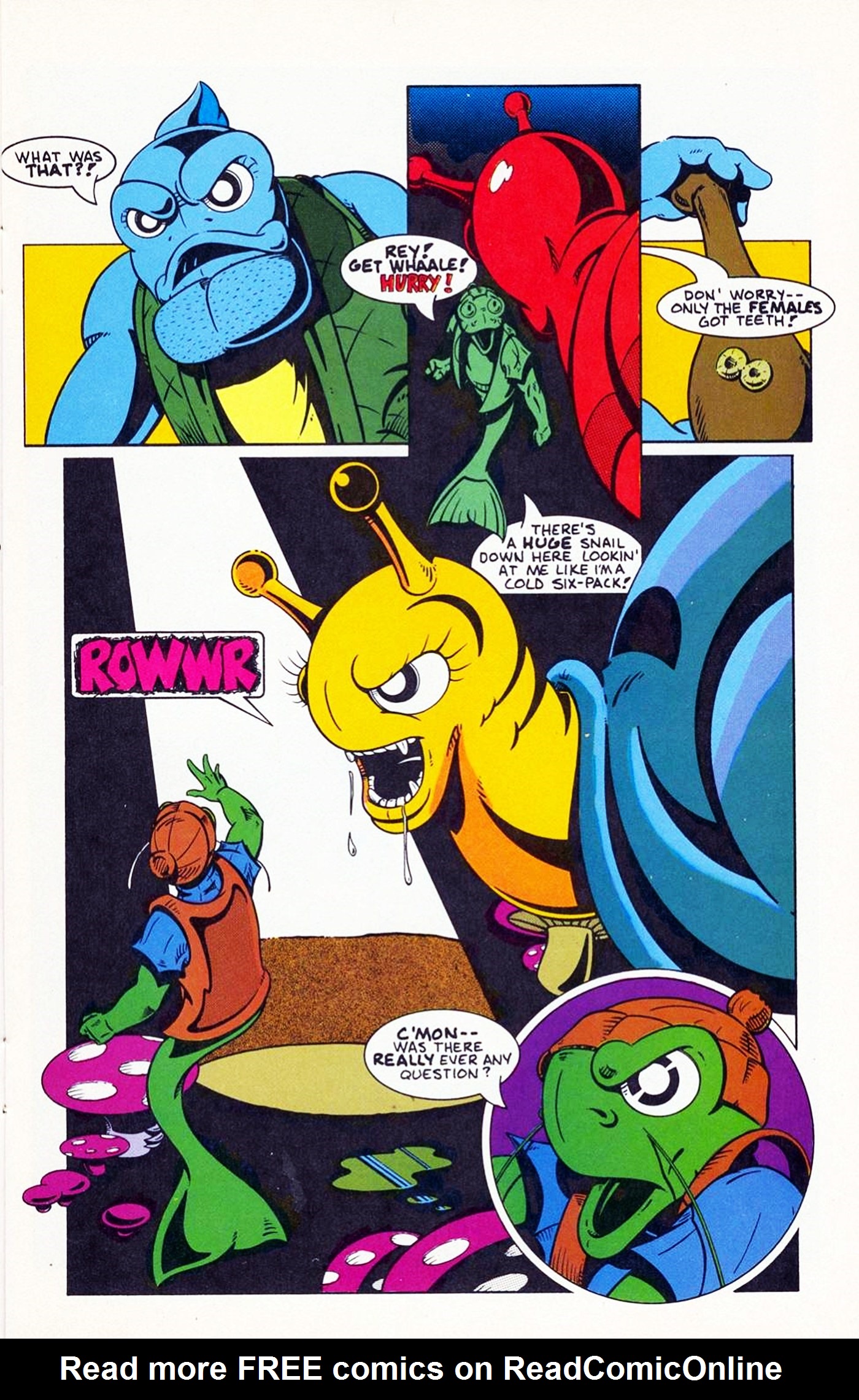 Read online The Fish Police comic -  Issue #12 - 13