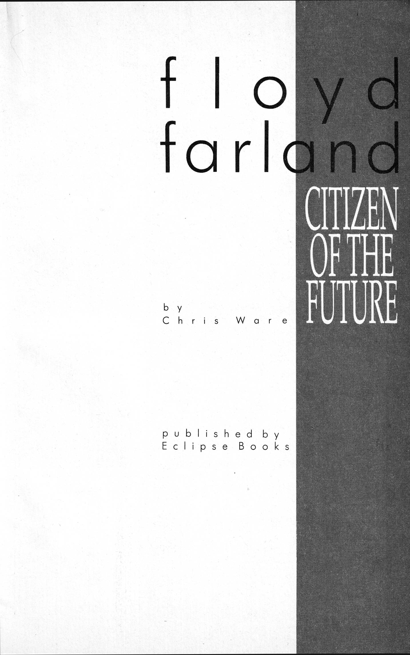 Read online Floyd Farland: Citizen of the Future comic -  Issue # Full - 3