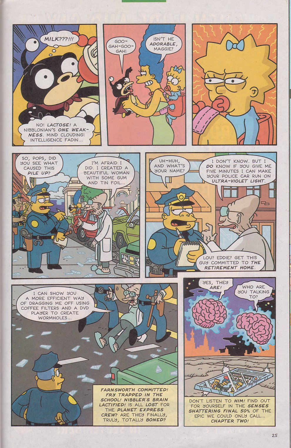 Read online The Futurama/Simpsons Infinitely Secret Crossover Crisis comic -  Issue #1 - 27