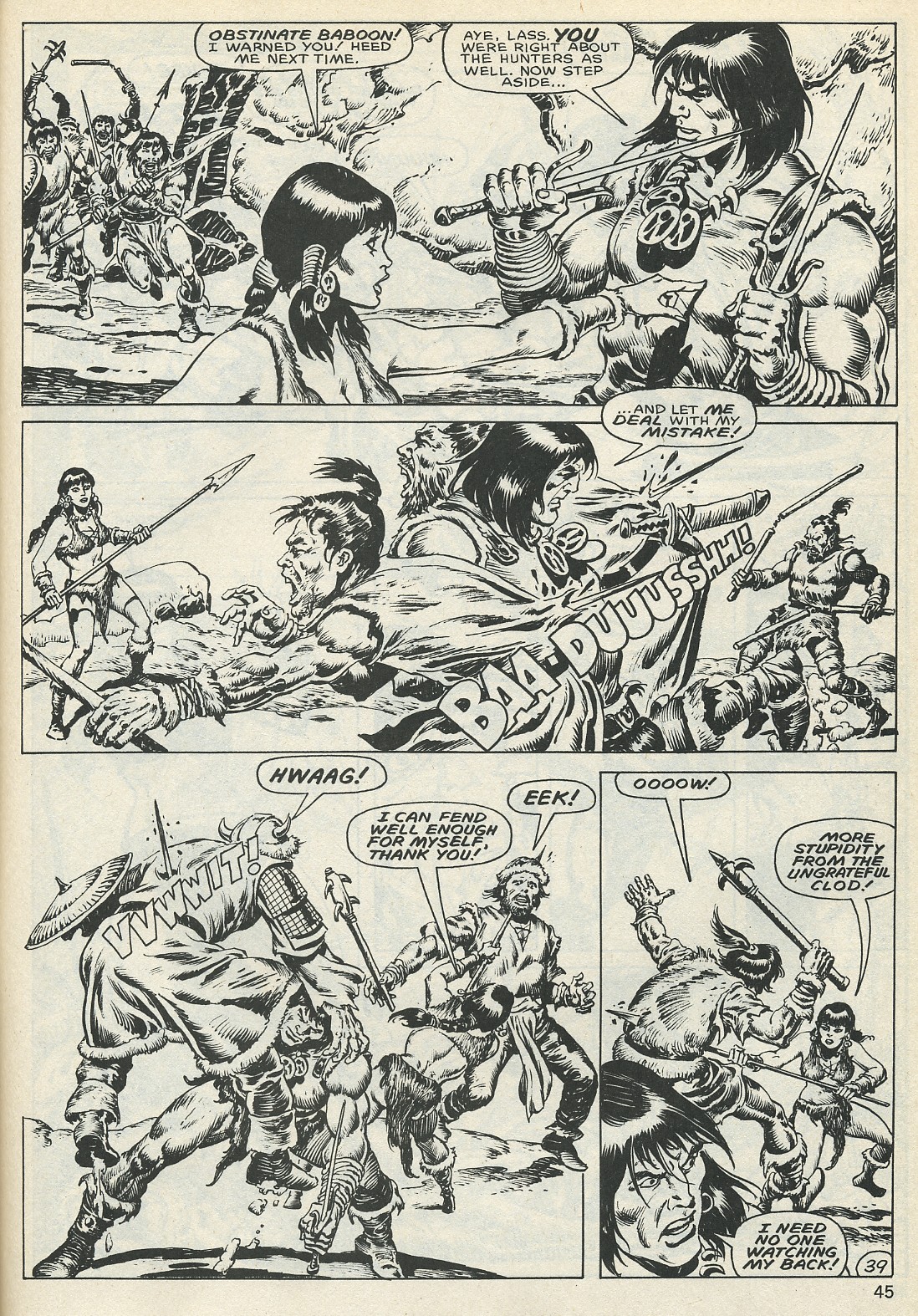 Read online The Savage Sword Of Conan comic -  Issue #132 - 45